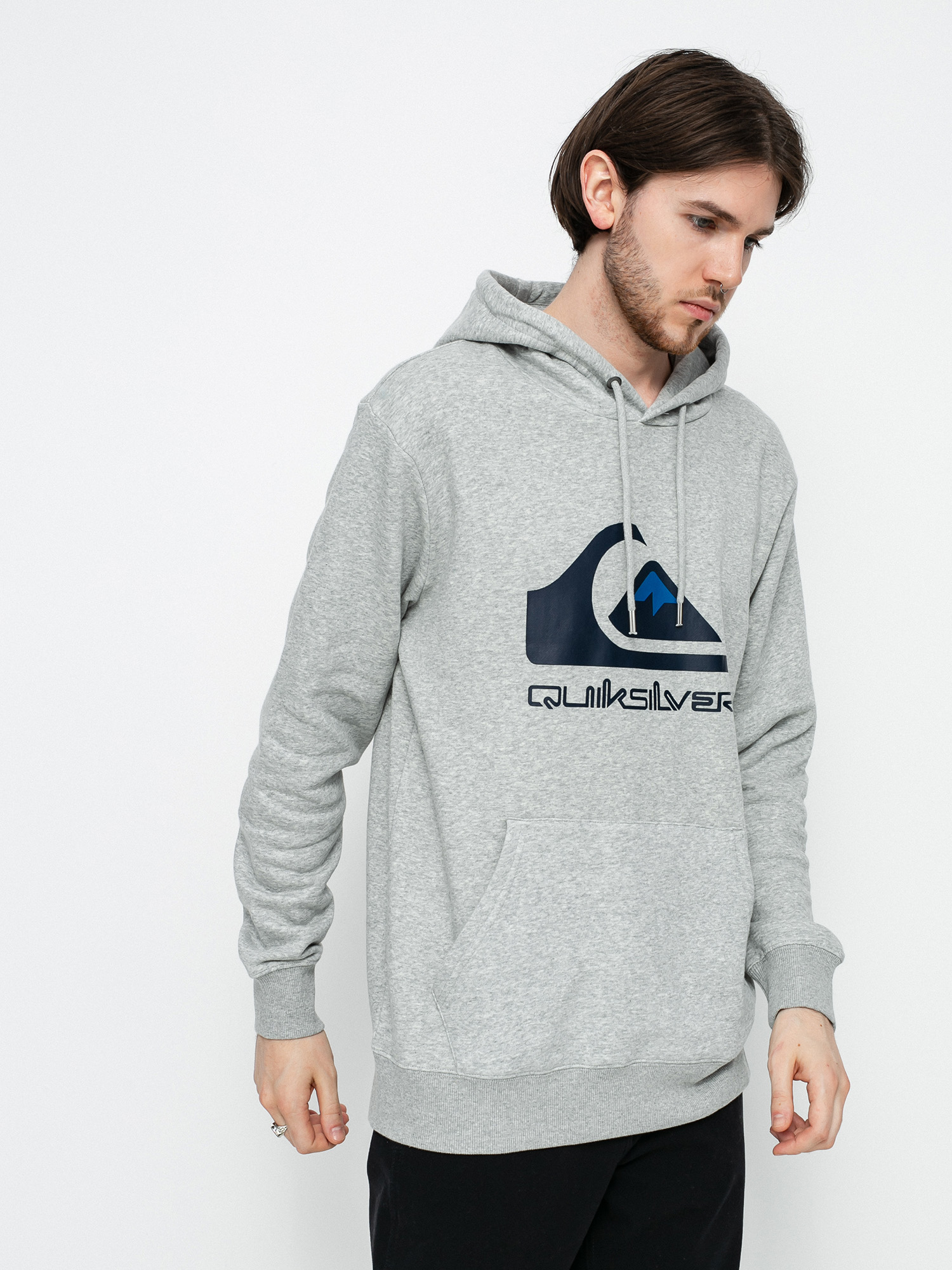 Quiksilver Big Logo HD Kapucnis pulóver (athletic heather)