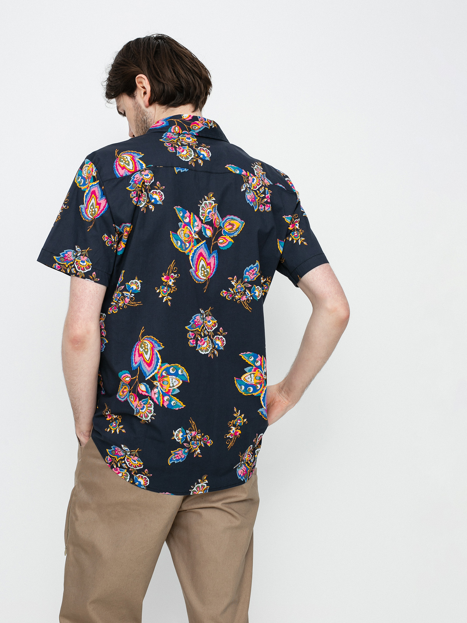 Brixton Charter Print Ing (black/purple)