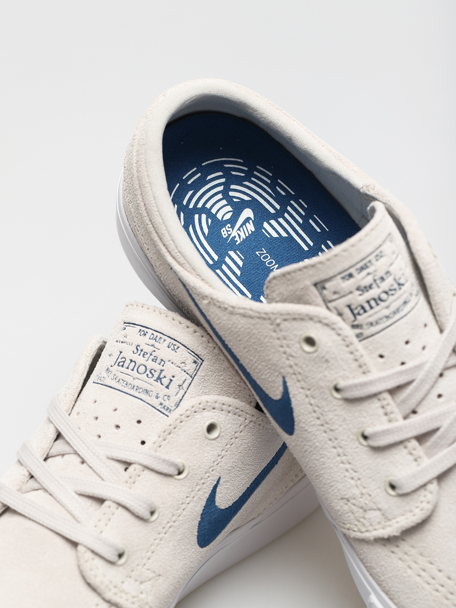 Nike SB Zoom Stefan Janoski RM Cipők (summit white/court blue summit white)