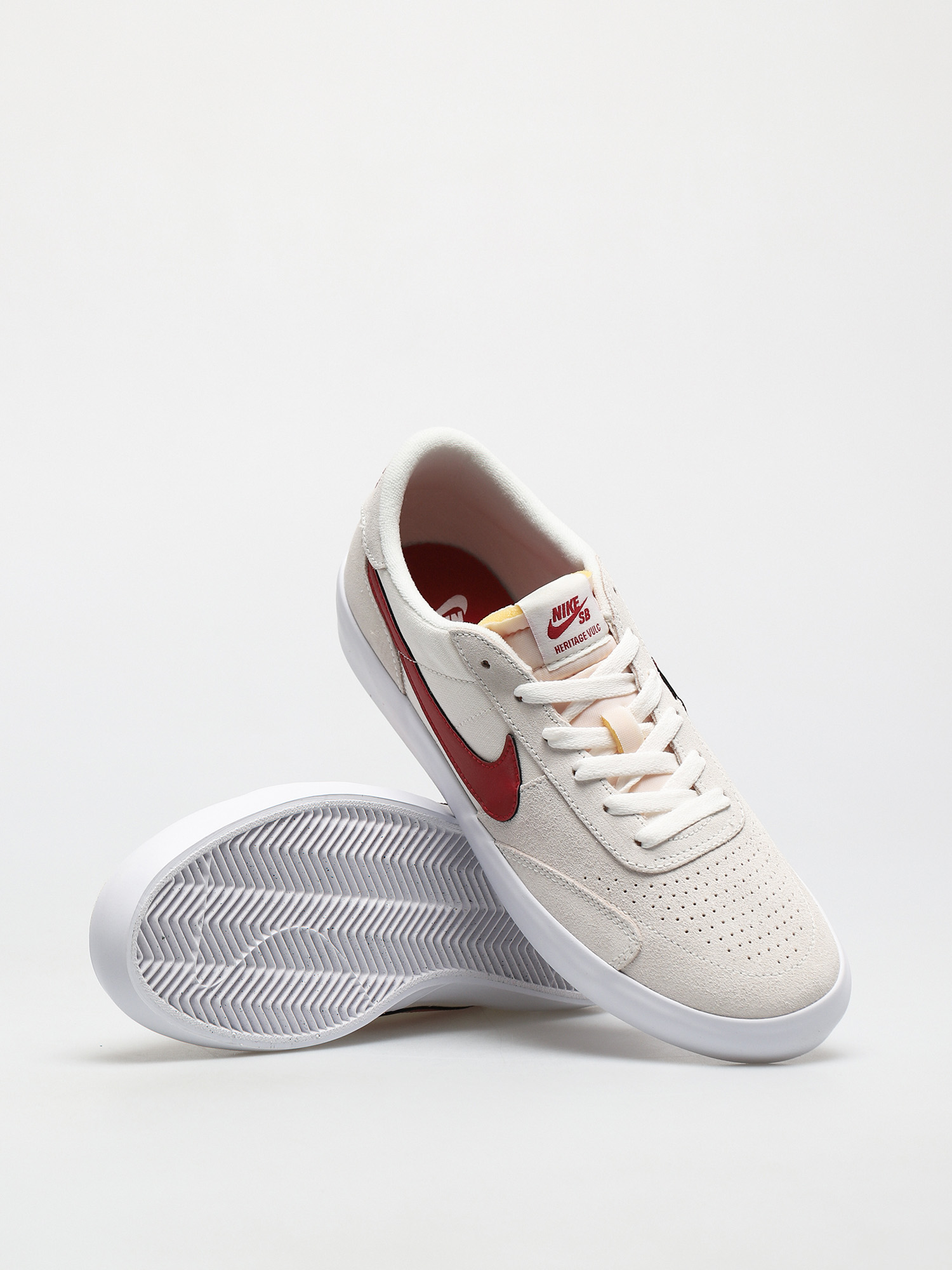 Nike SB Heritage Vulc Cipők (summit white/gym red summit white white)