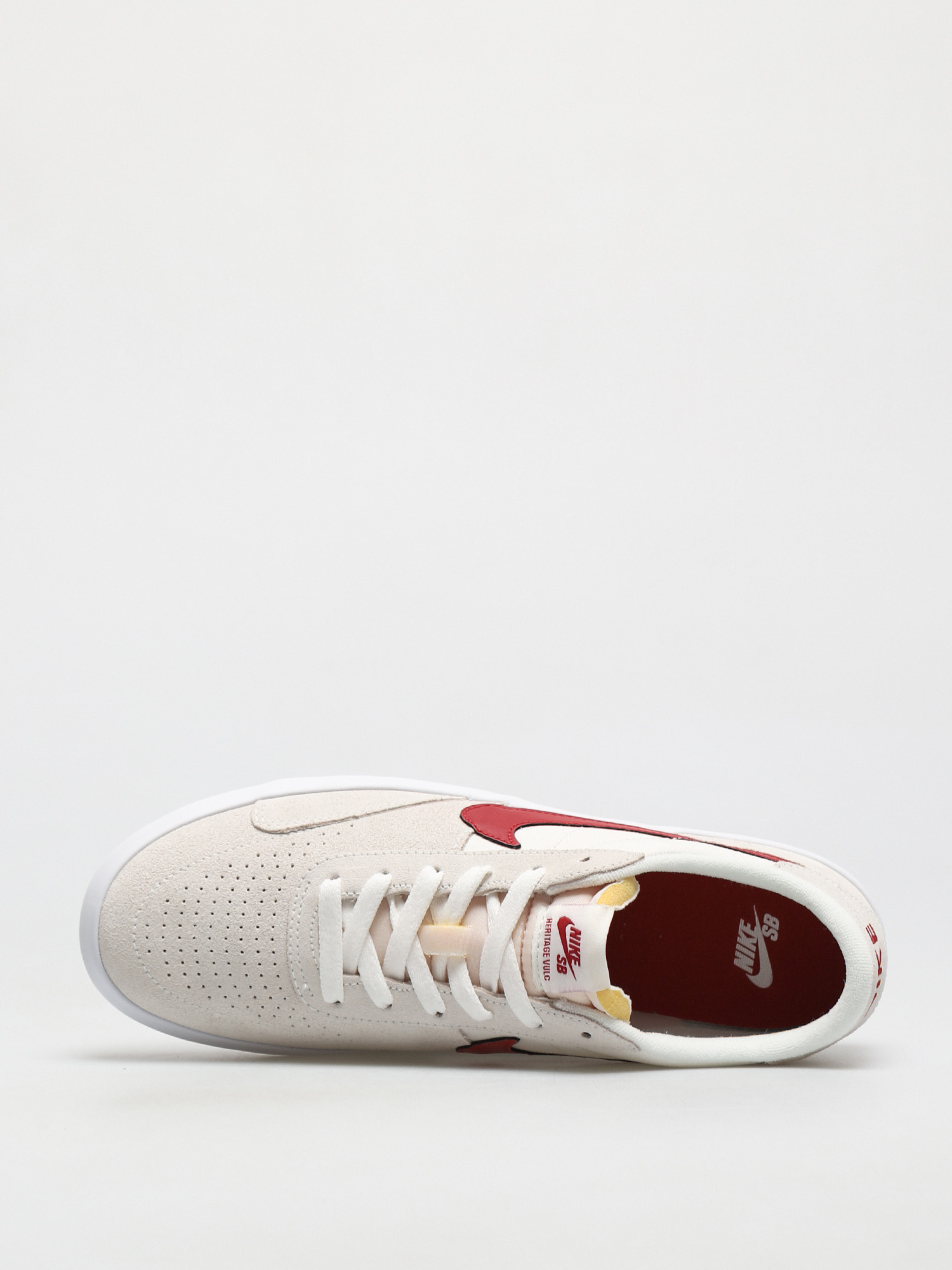 Nike SB Heritage Vulc Cipők (summit white/gym red summit white white)