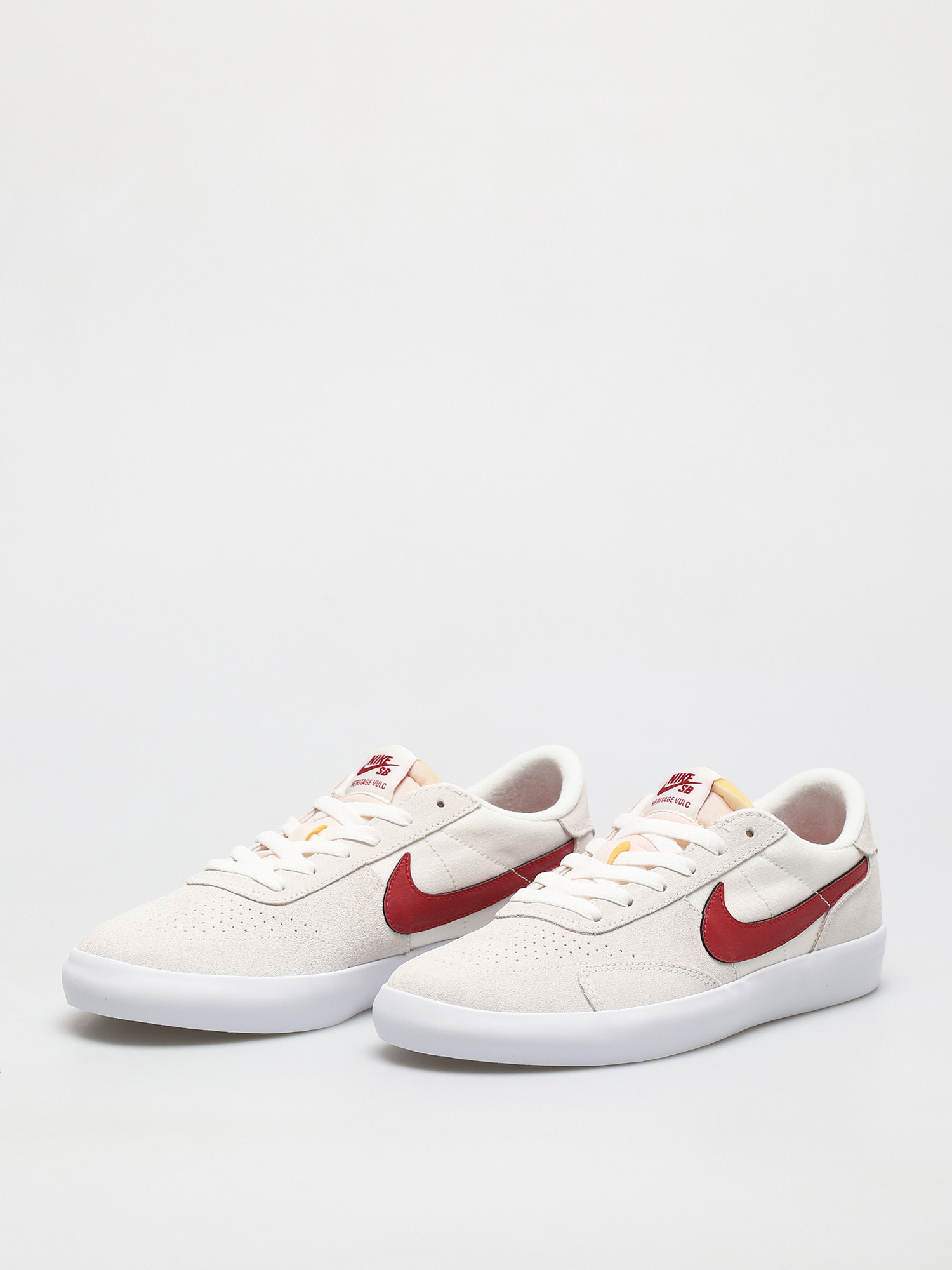 Nike SB Heritage Vulc Cipők (summit white/gym red summit white white)