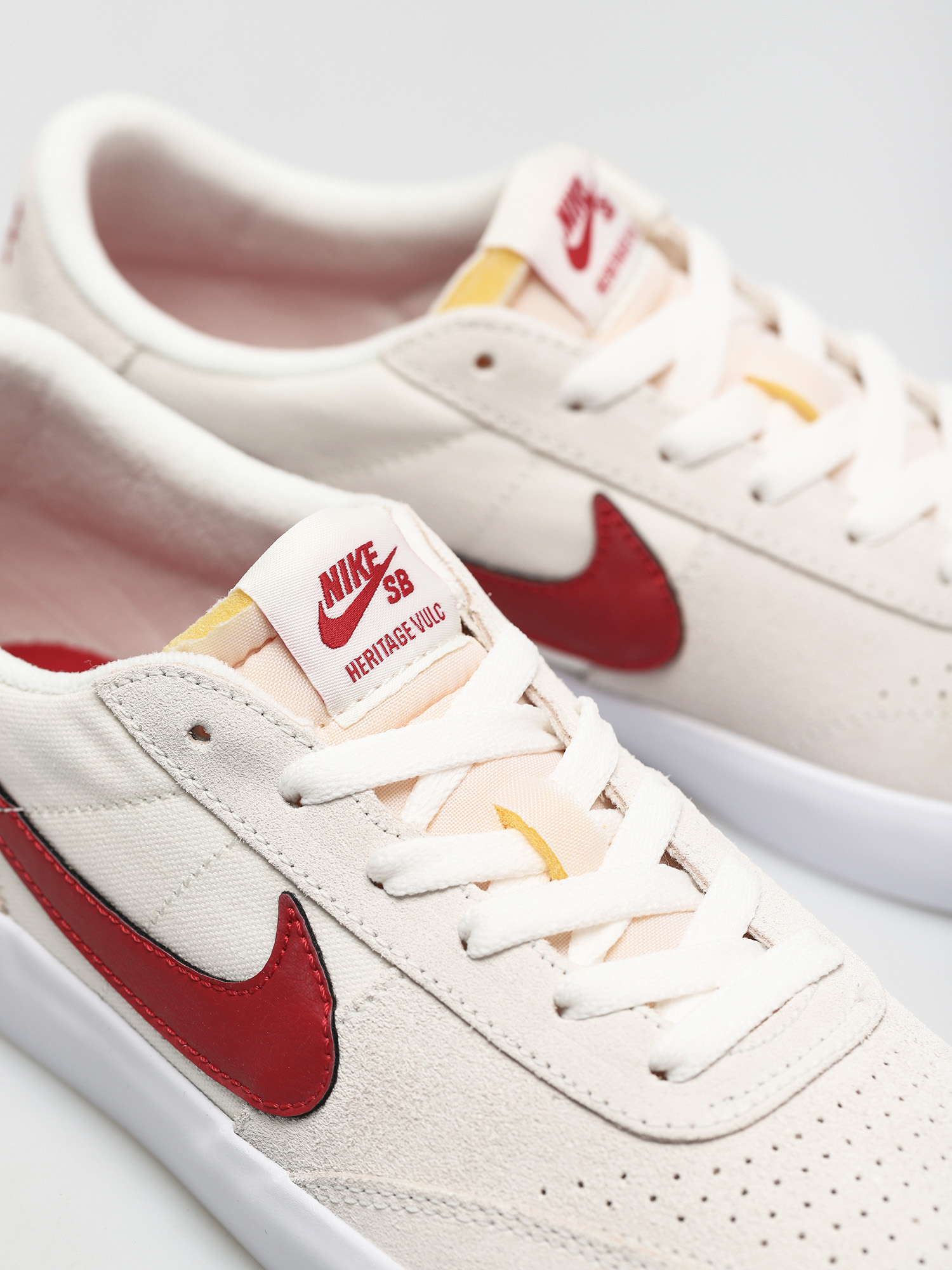 Nike SB Heritage Vulc Cipők (summit white/gym red summit white white)