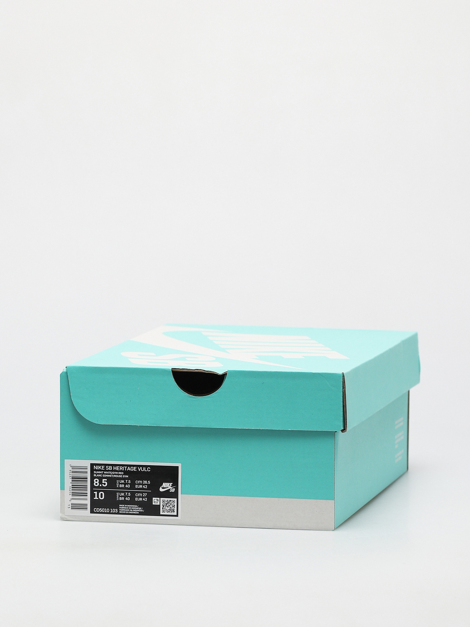 Nike SB Heritage Vulc Cipők (summit white/gym red summit white white)