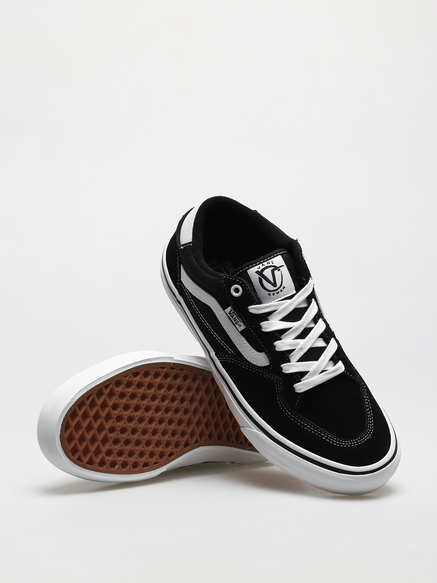 Vans Rowan Cipők (black/true white)