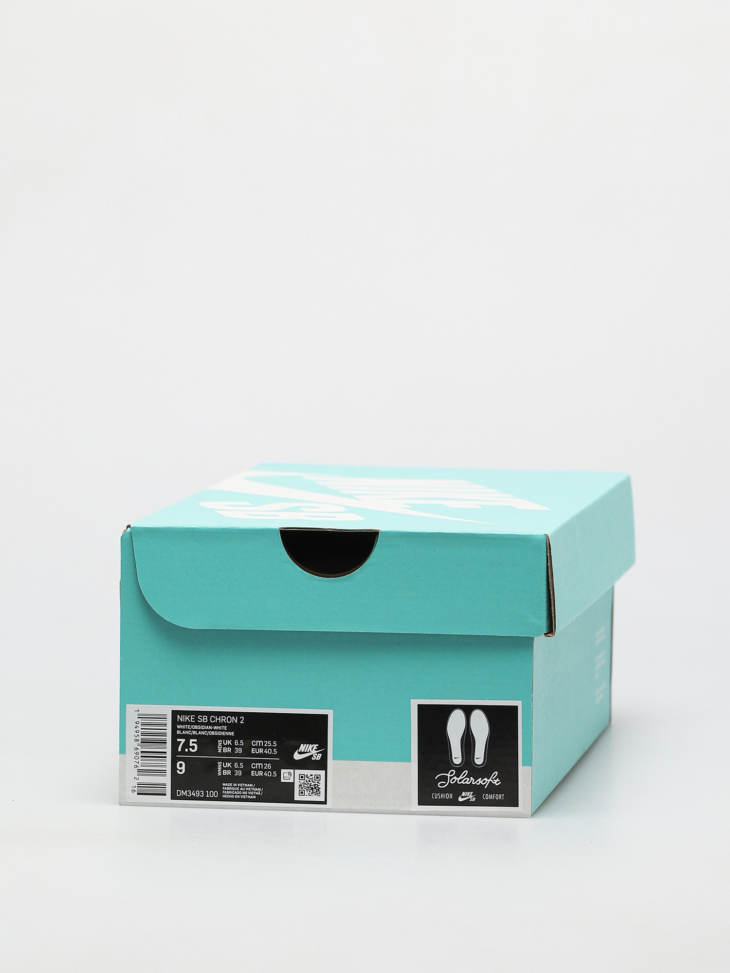 Nike SB Chron 2 Cipők (white/obsidian white gum light brown)