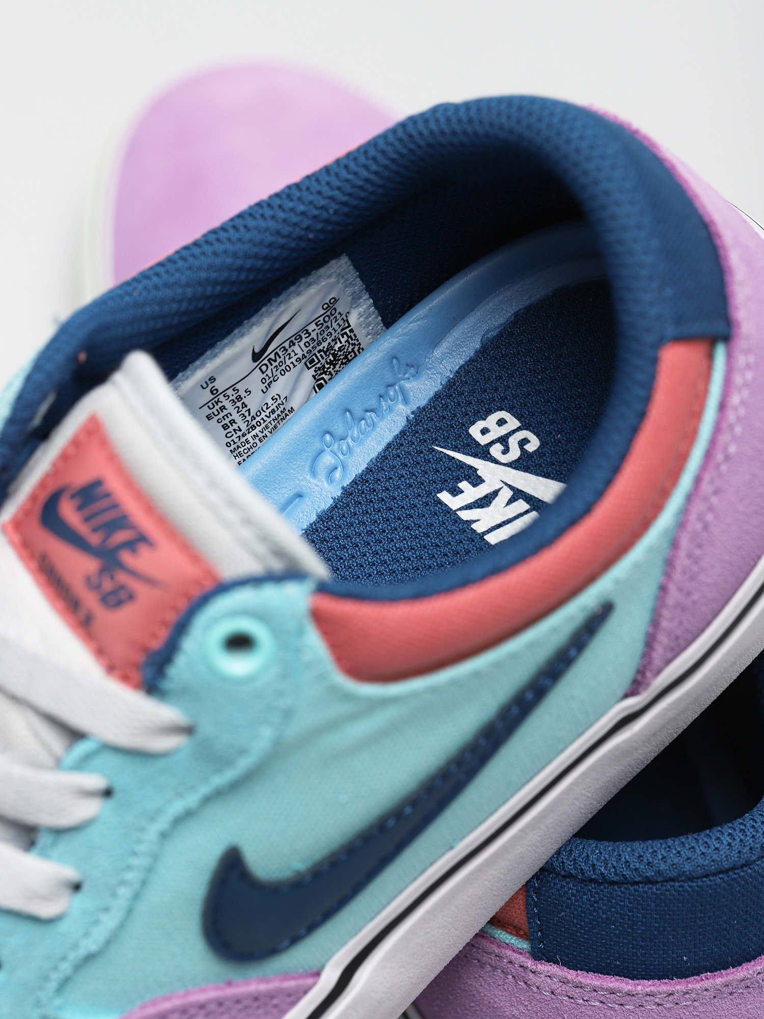 Nike SB Chron 2 Cipők (lilac/court blue copa pink salt)