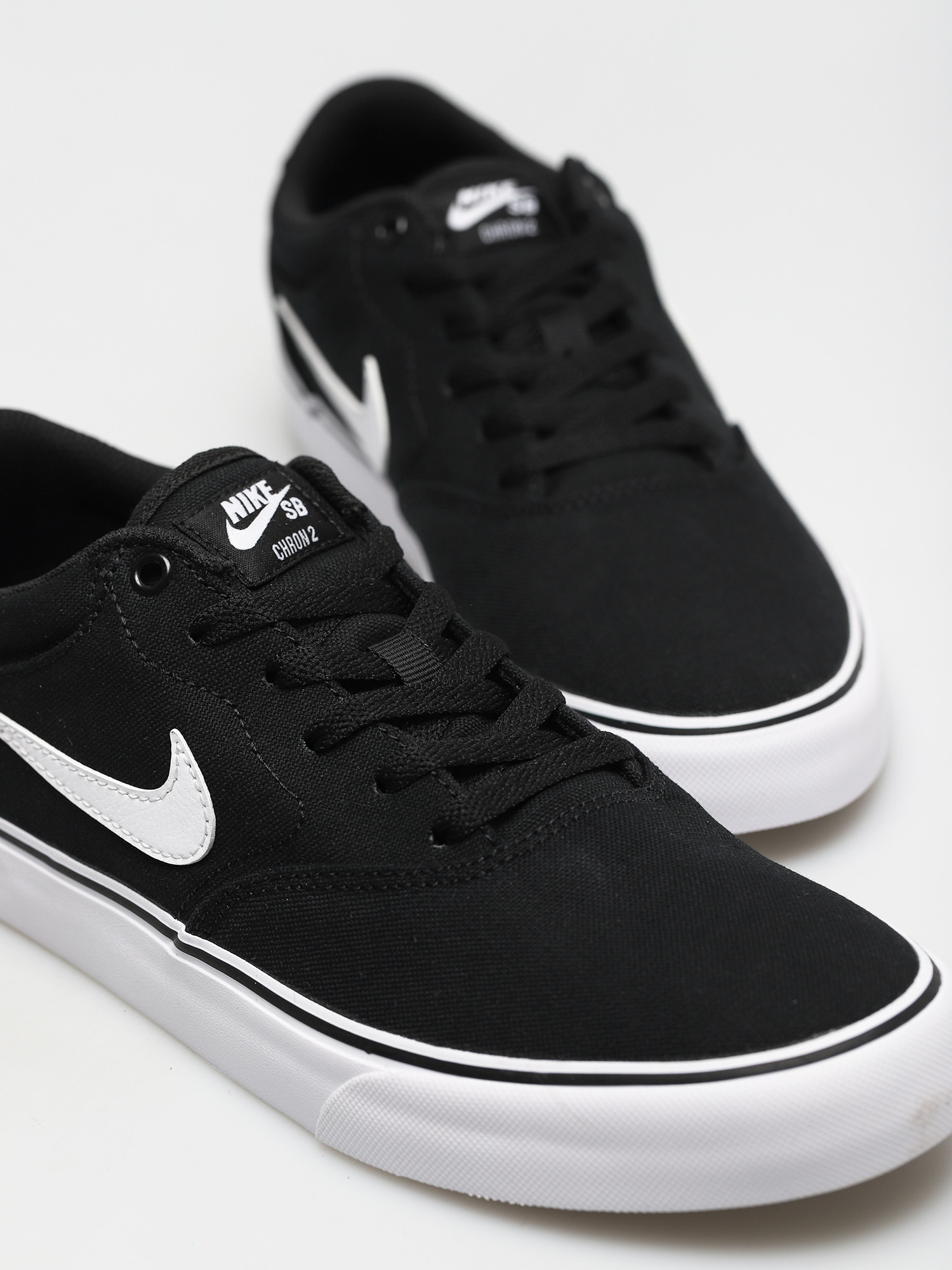 Nike SB Chron 2 Canvas Cipők (black/white black)