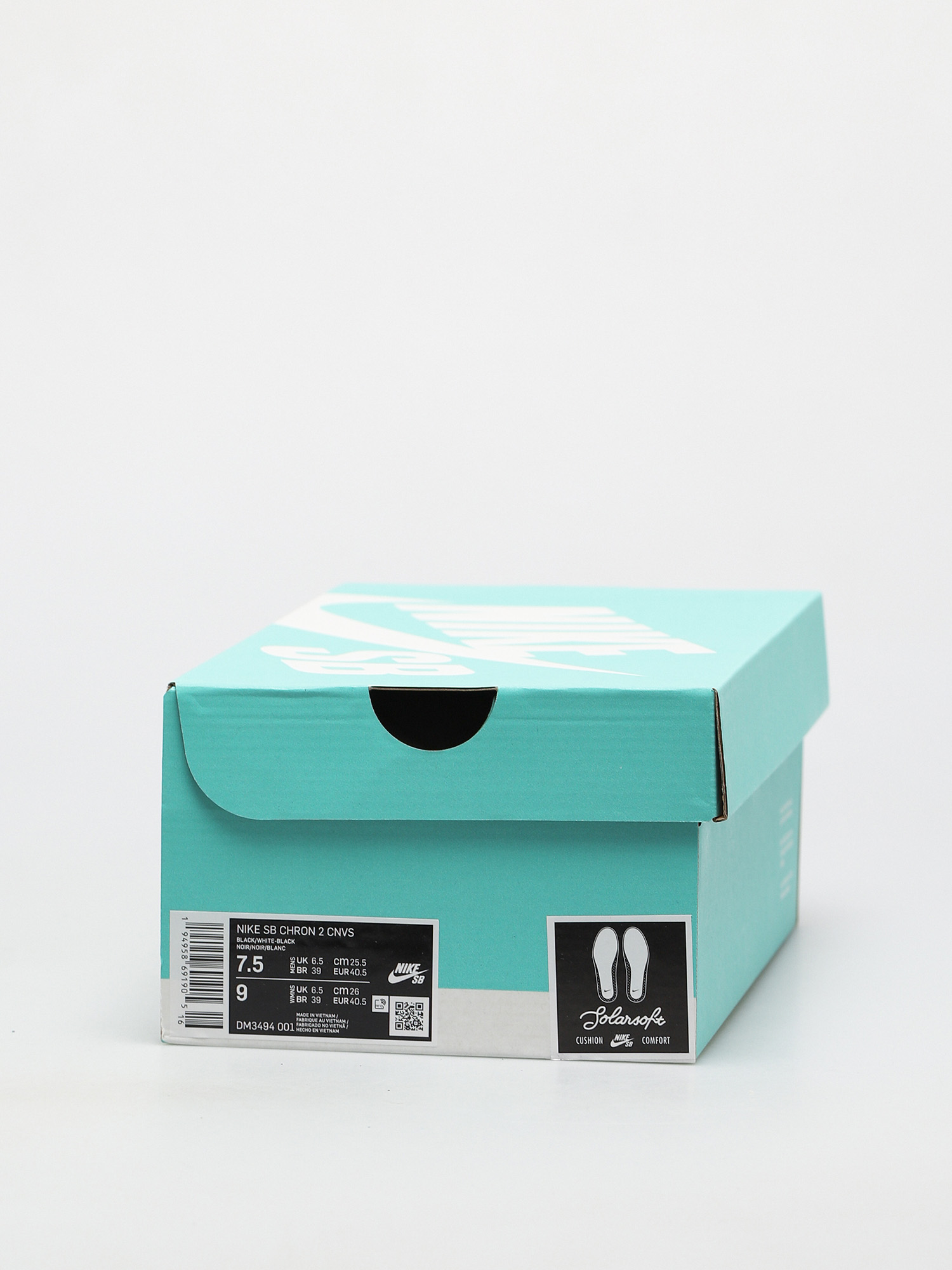 Nike SB Chron 2 Canvas Cipők (black/white black)