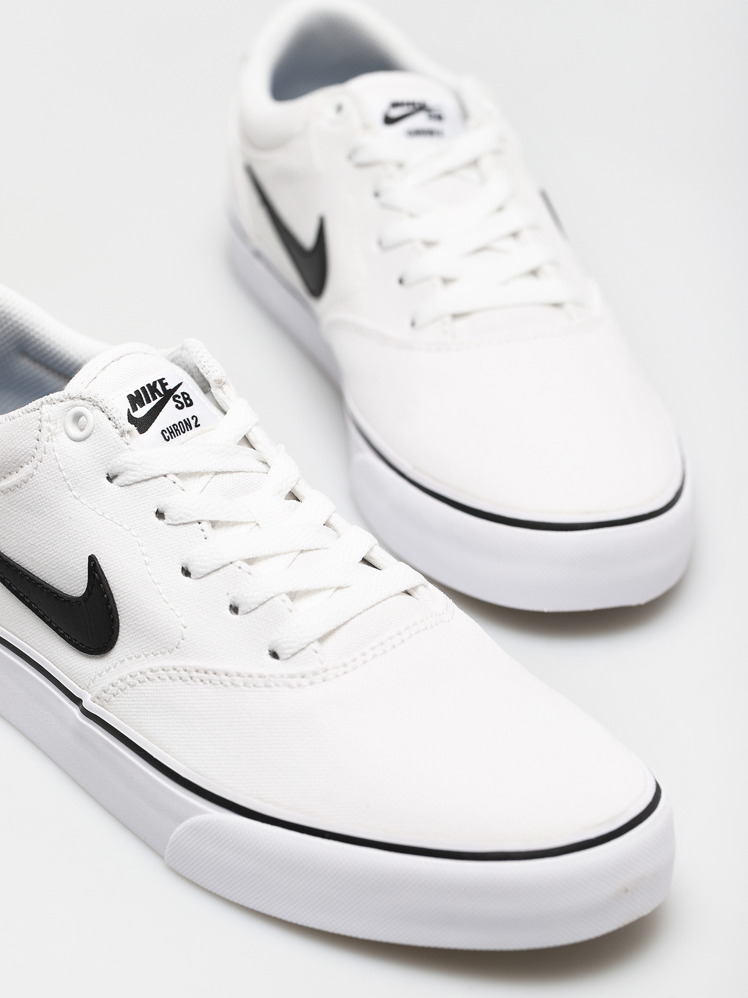 Nike SB Chron 2 Canvas Cipők (white/black white)