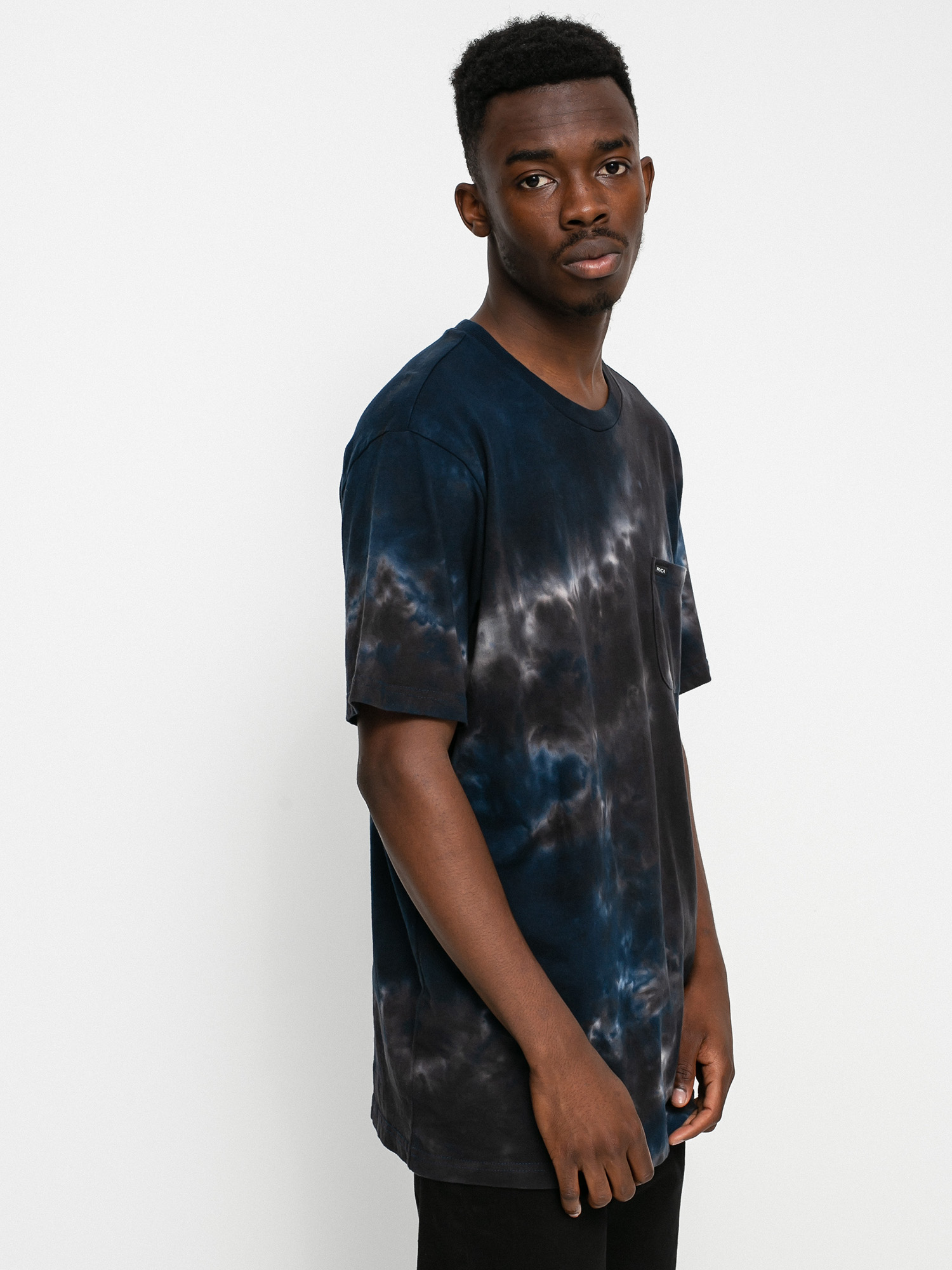 RVCA Manic Tie Dye póló (navy tie dye)