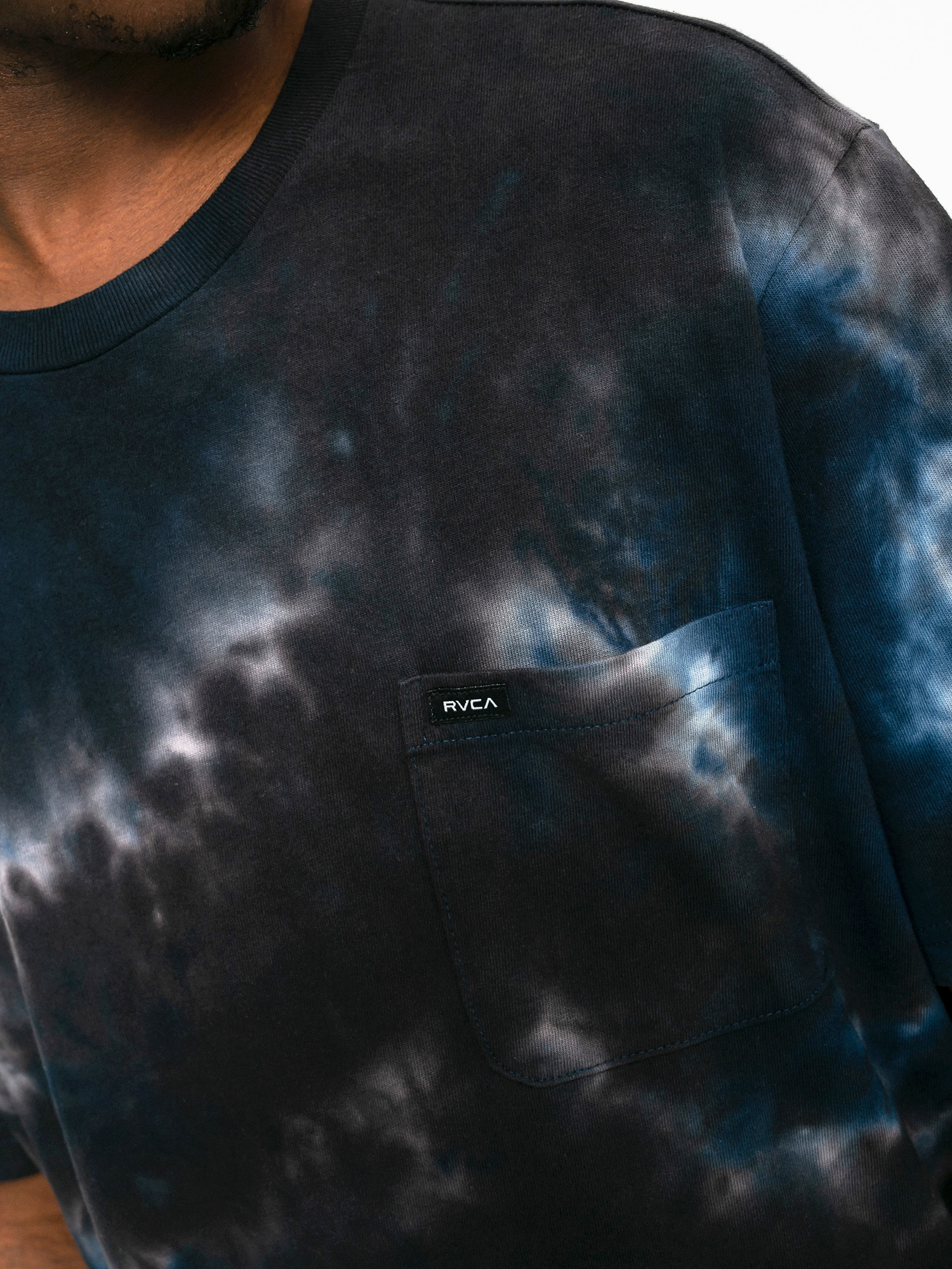 RVCA Manic Tie Dye póló (navy tie dye)