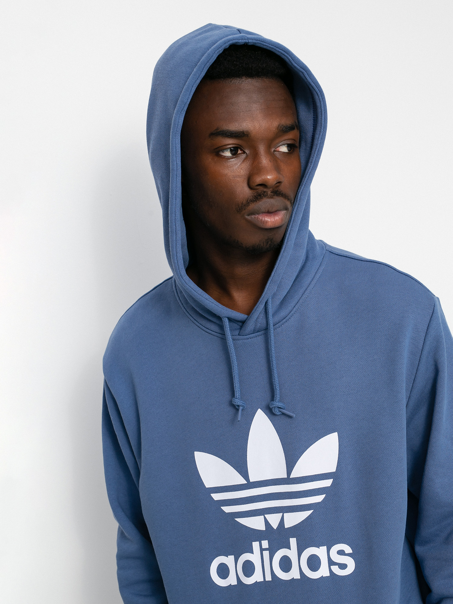 adidas Originals Trefoil HD Kapucnis pulóver (creblu)