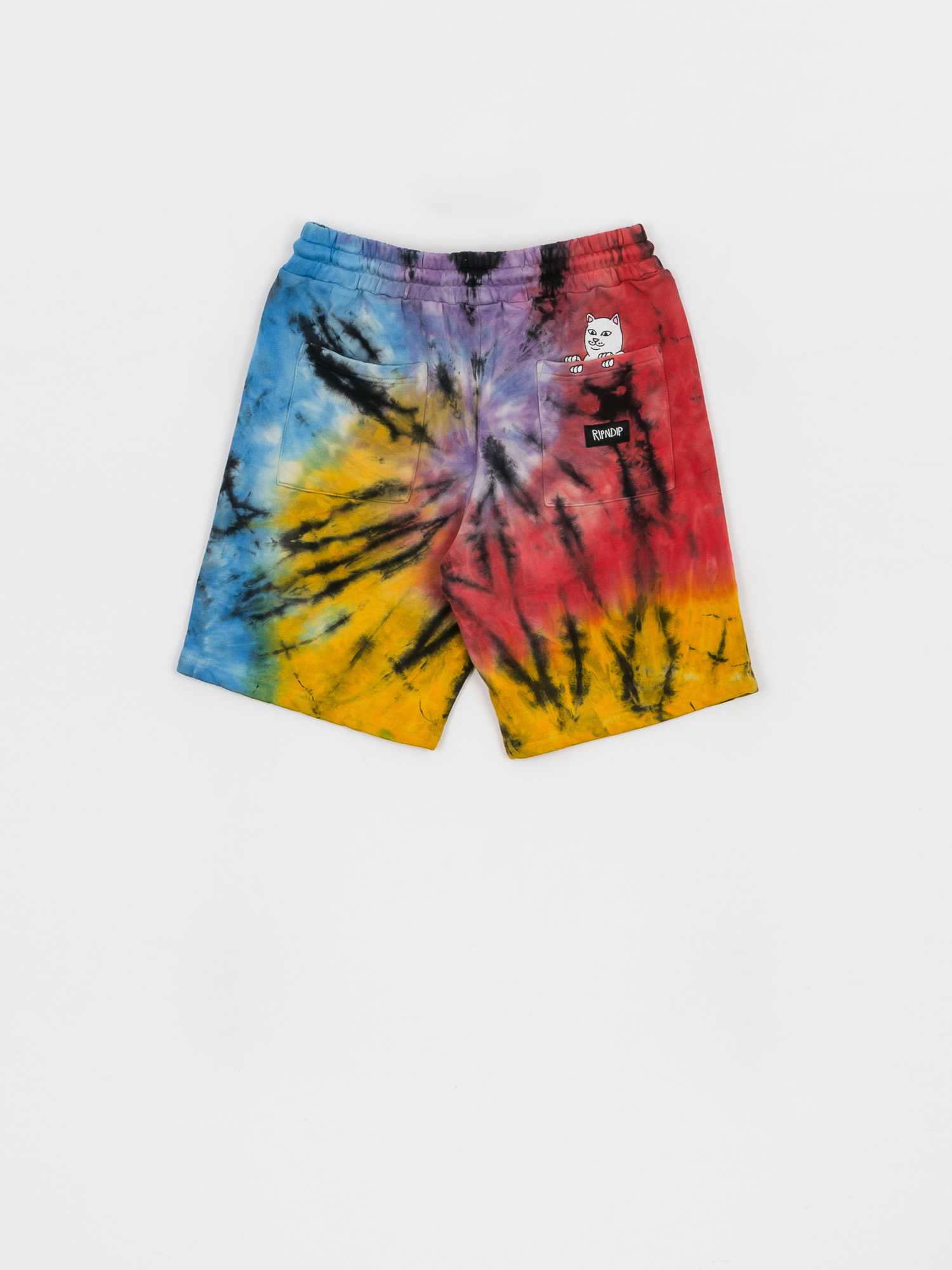 RipNDip Rubber Logo Rövidnadrág (sunburst spiral tie dye)