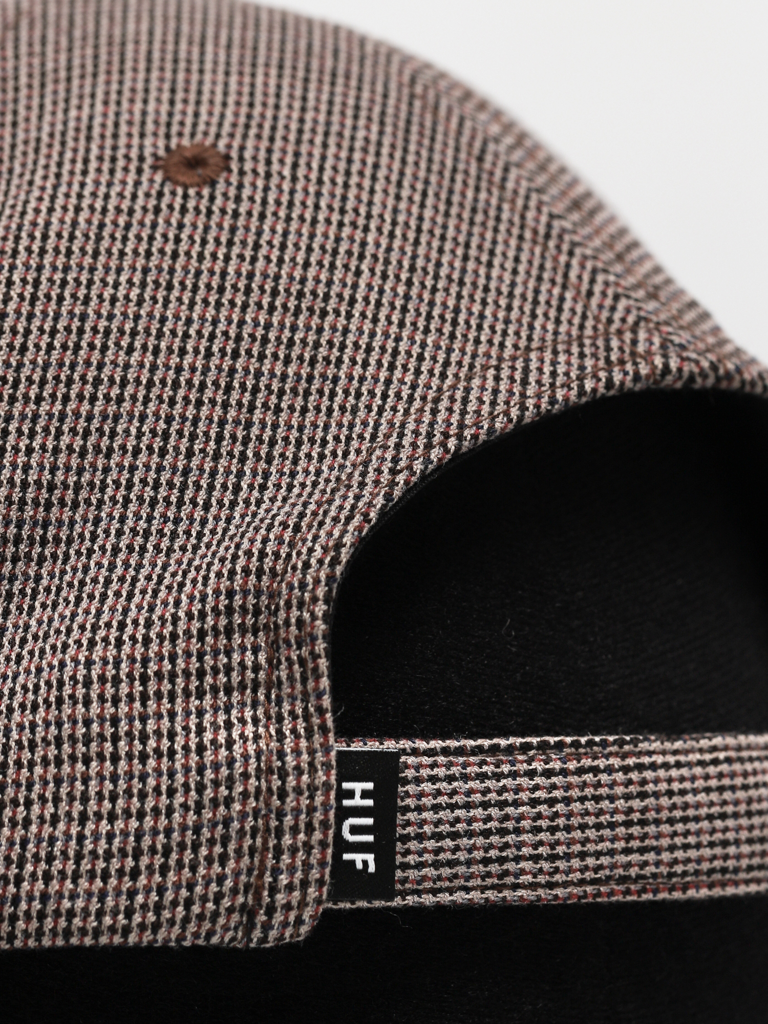 HUF Micro Houndstooth 6 Panel Baseball sapka (dusty rose)