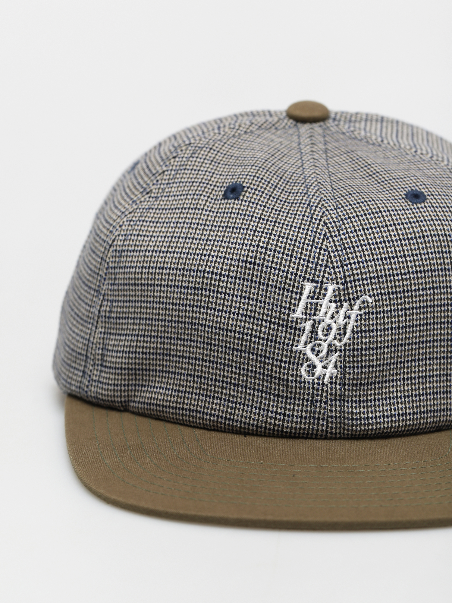 HUF Micro Houndstooth 6 Panel Baseball sapka (green)