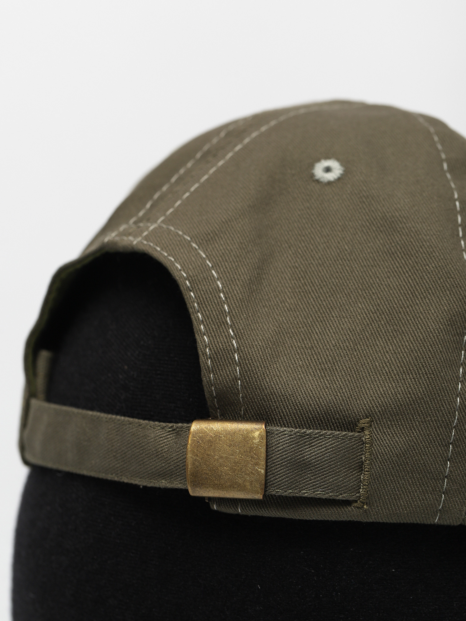 Pizza Skateboards Emoji 6 Panel Baseball sapka (olive green)