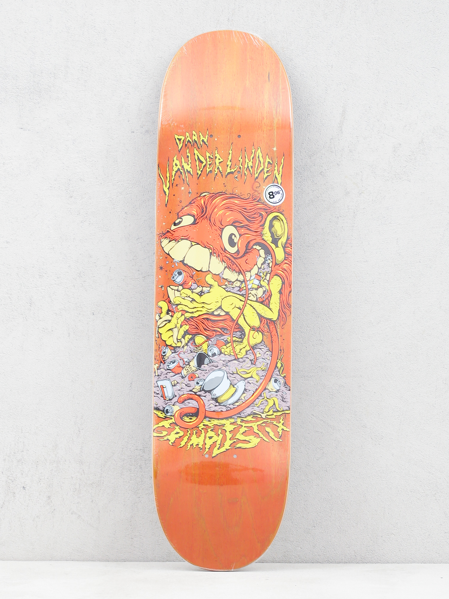 Antihero Daan Grimple Guest Gördeszka lap (orange)