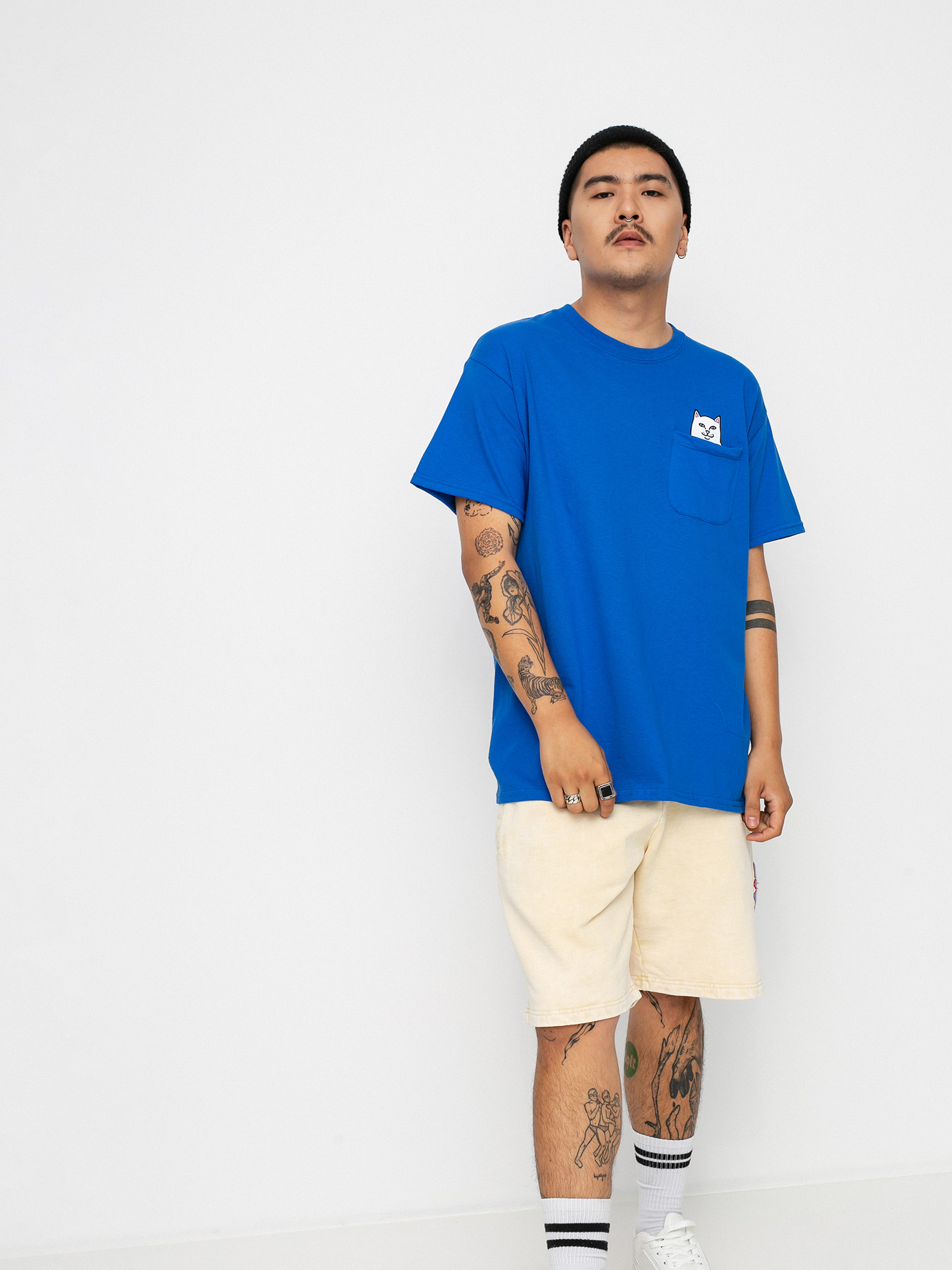 RipNDip Lord Nermal Pocket póló (royal)