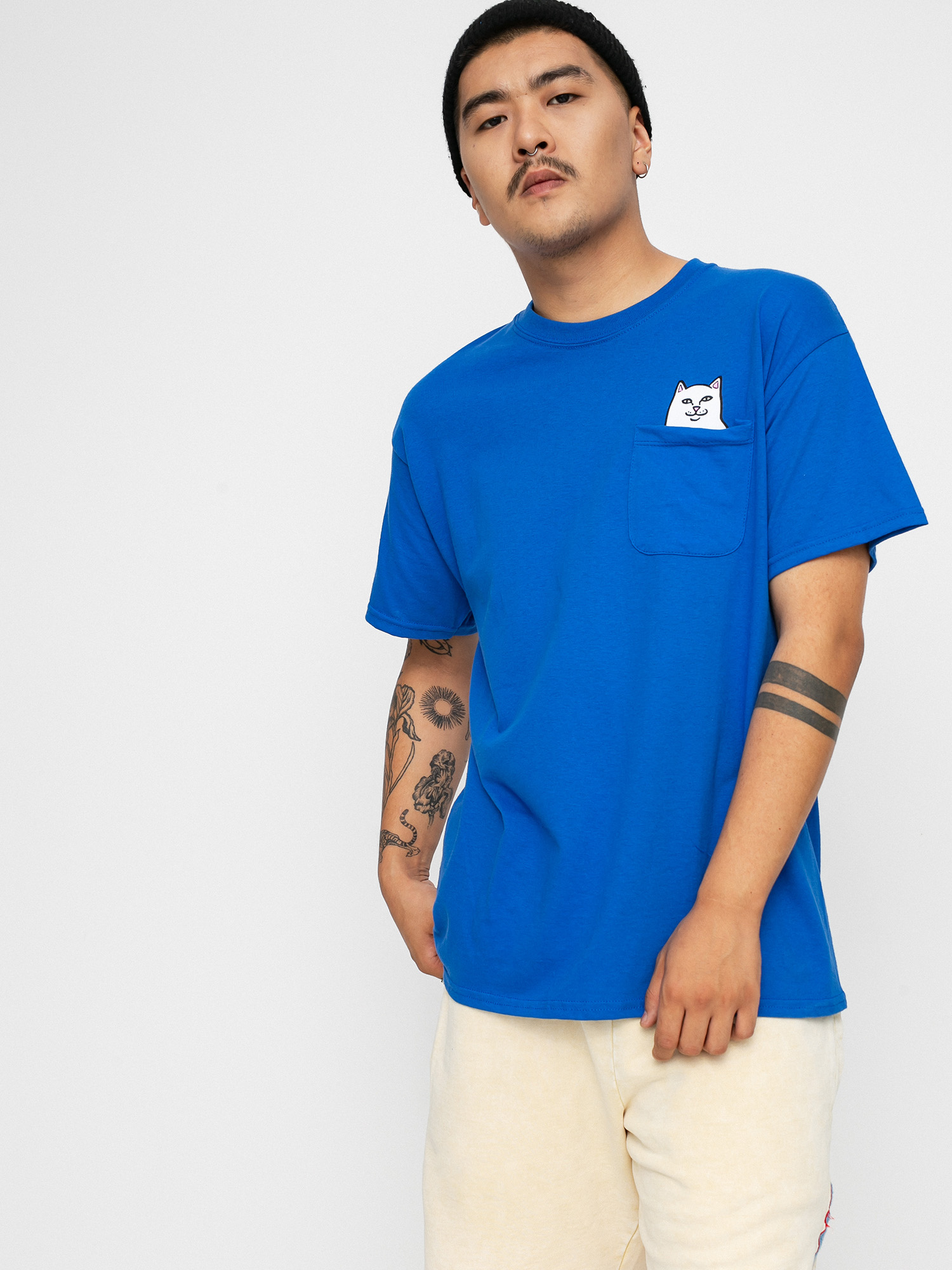 RipNDip Lord Nermal Pocket póló (royal)