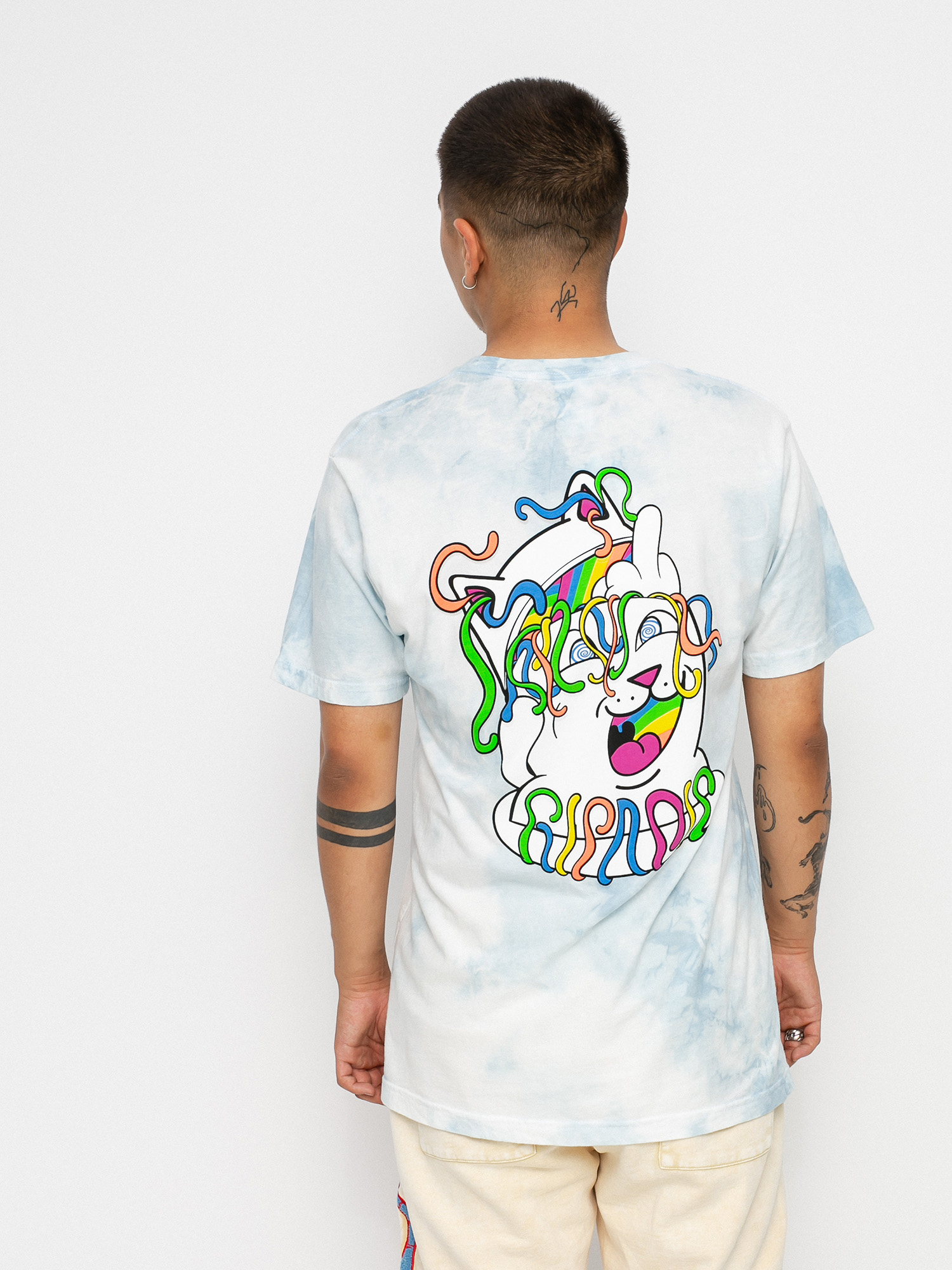 RipNDip Acid Playdo póló (light blue cloud wash)