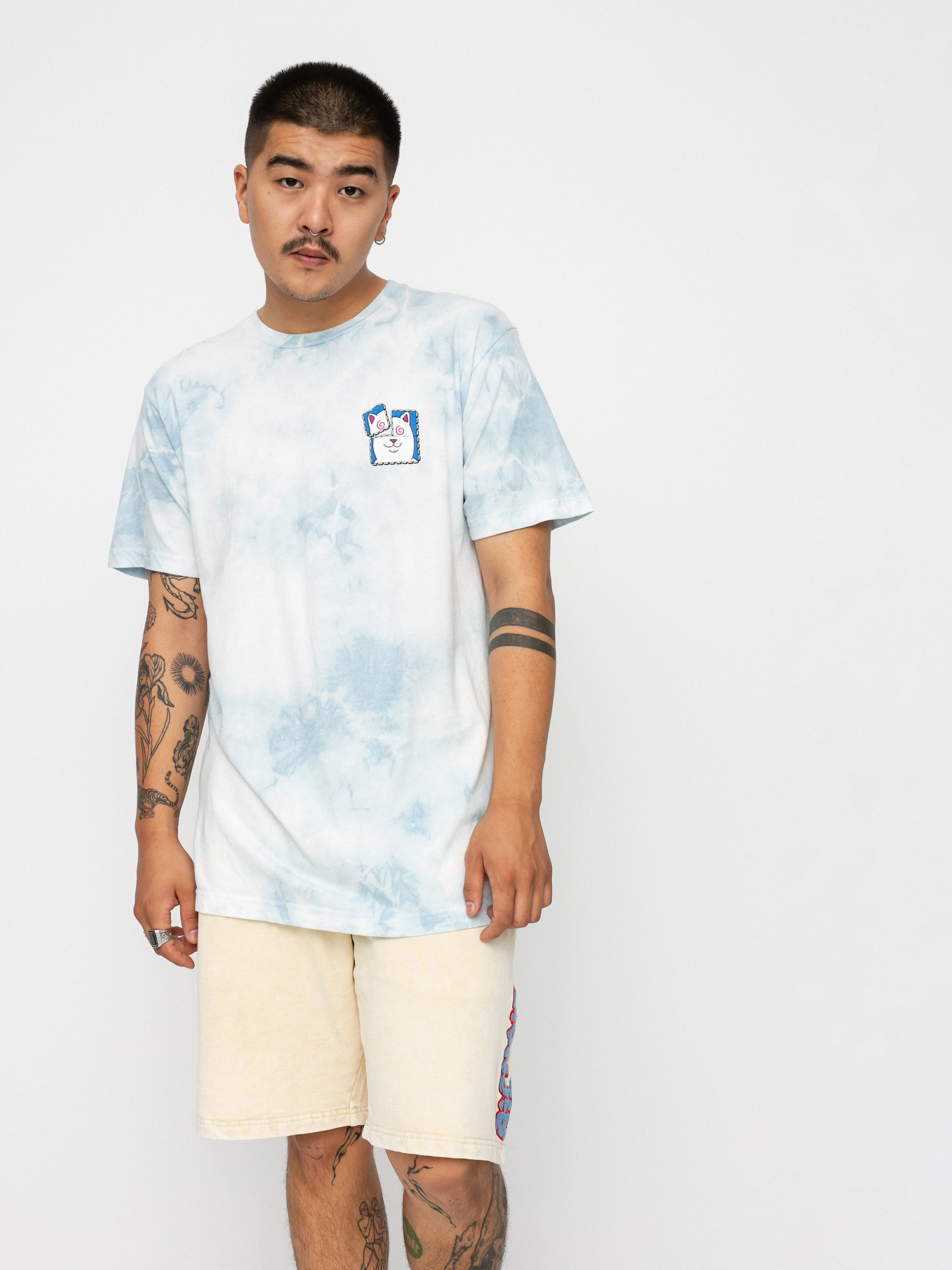 RipNDip Acid Playdo póló (light blue cloud wash)