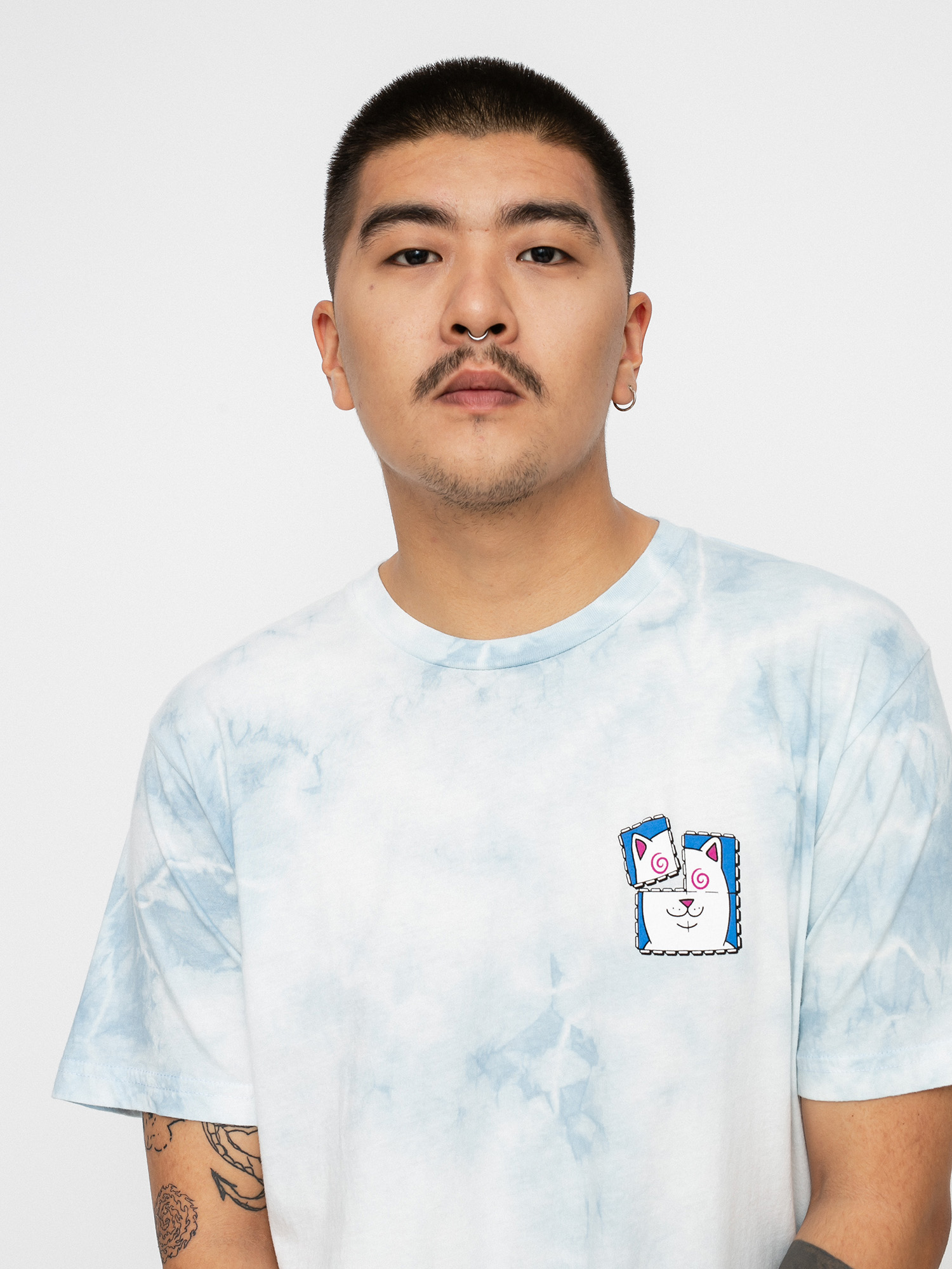 RipNDip Acid Playdo póló (light blue cloud wash)