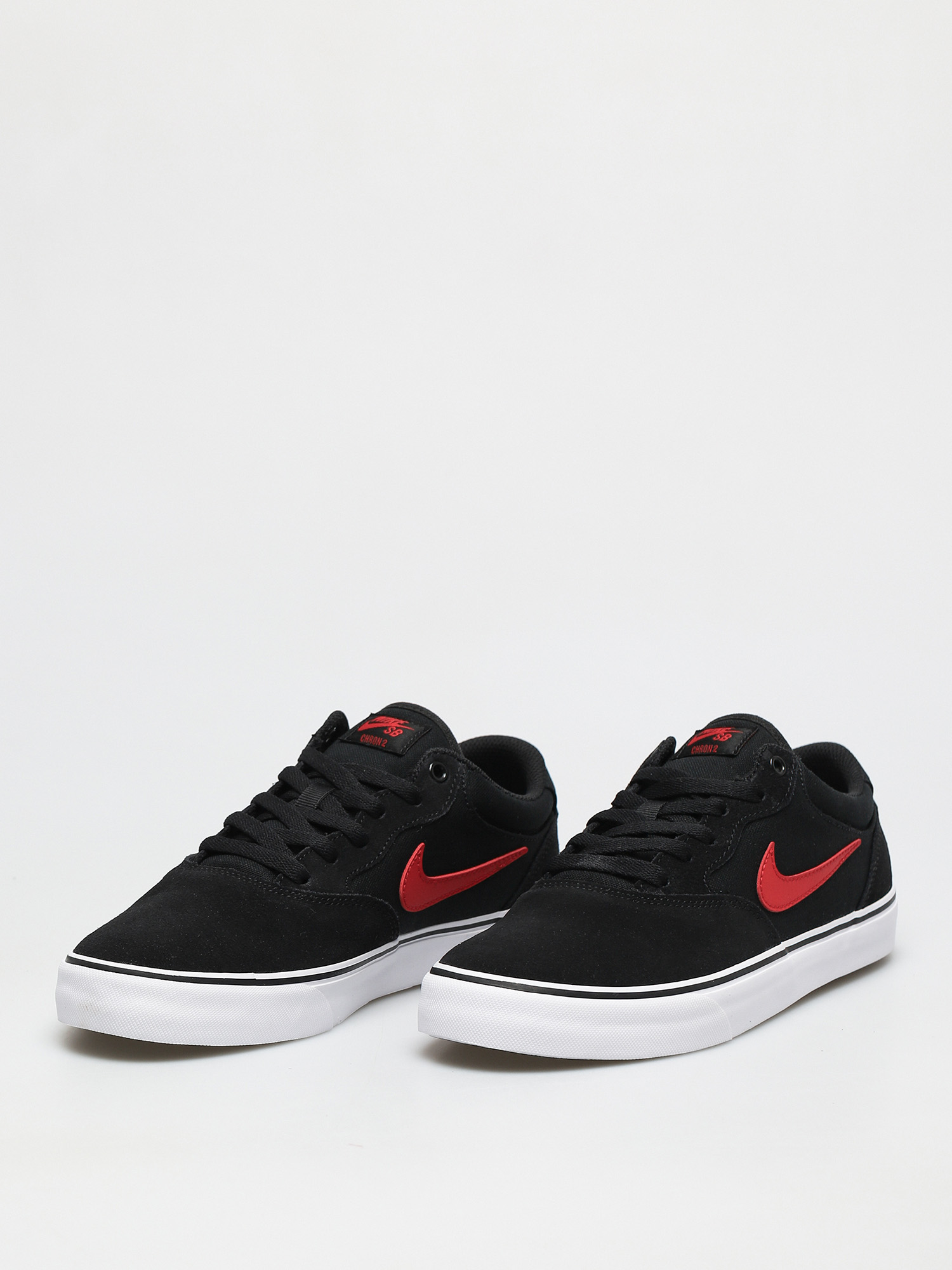 Nike SB Chron 2 Cipők (black/university red black white)