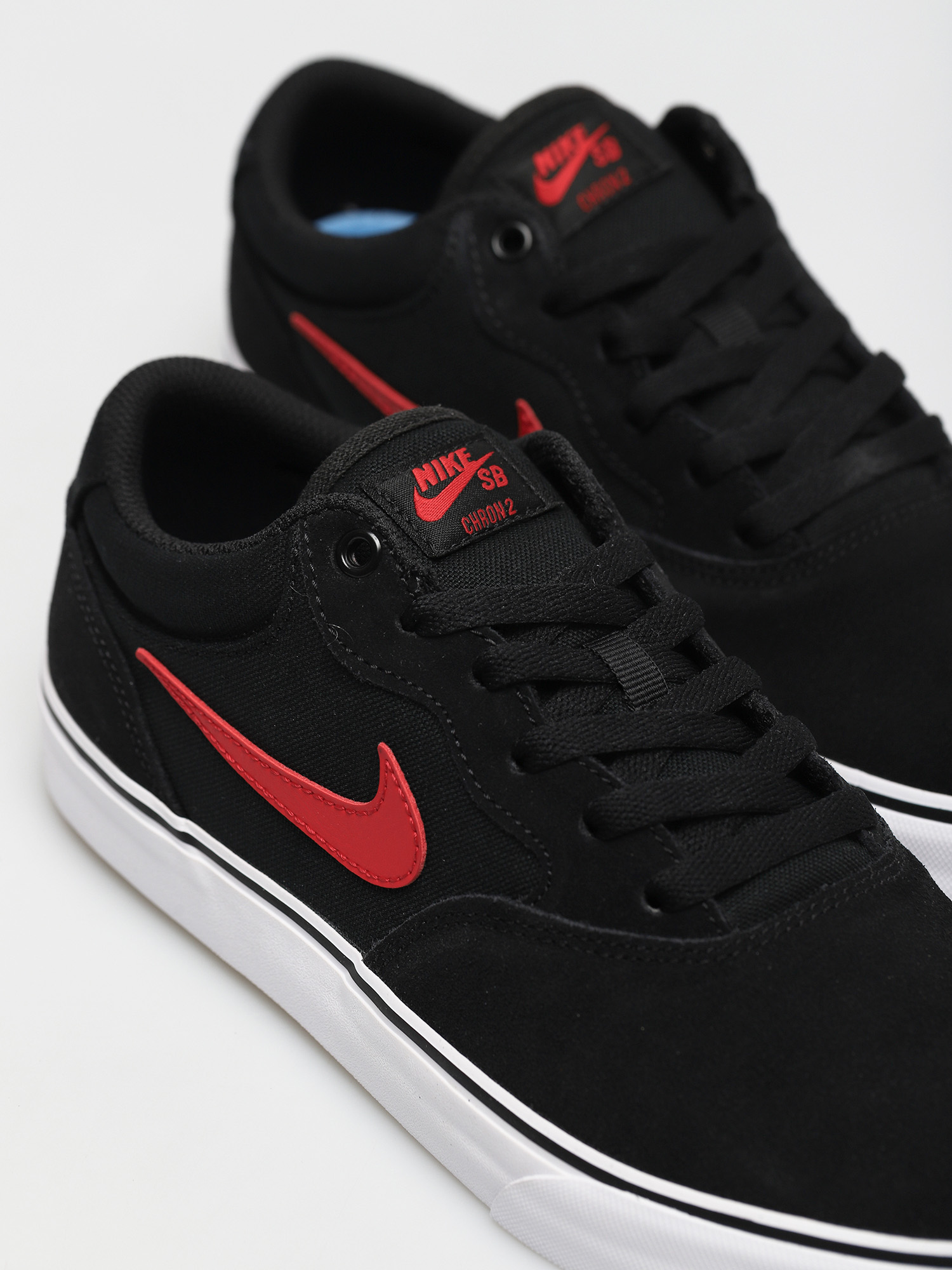Nike SB Chron 2 Cipők (black/university red black white)