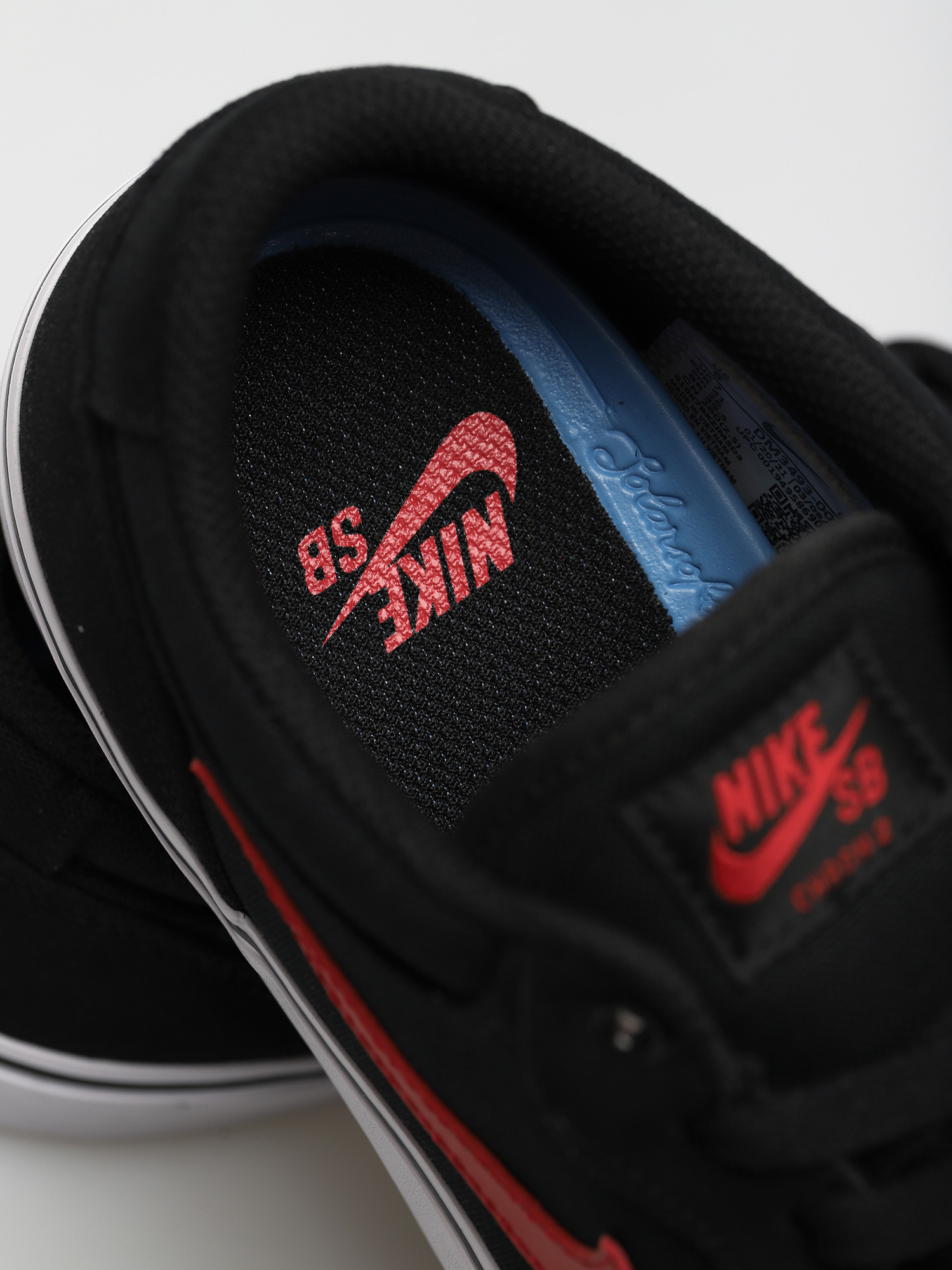 Nike SB Chron 2 Cipők (black/university red black white)