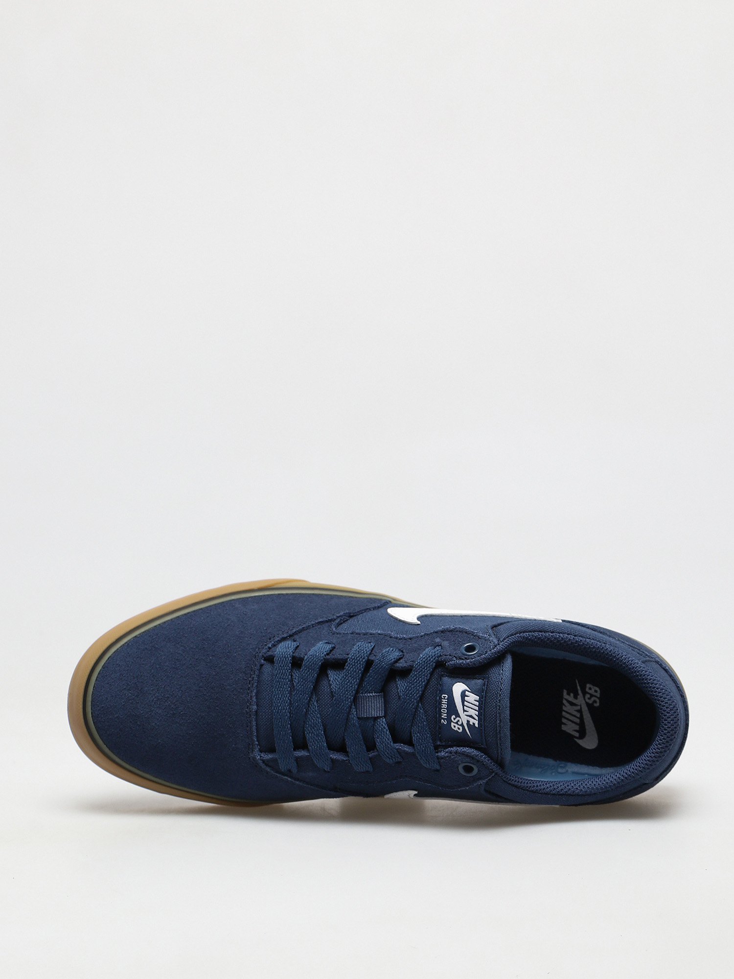 Nike SB Chron 2 Cipők (navy/white navy gum light brown)