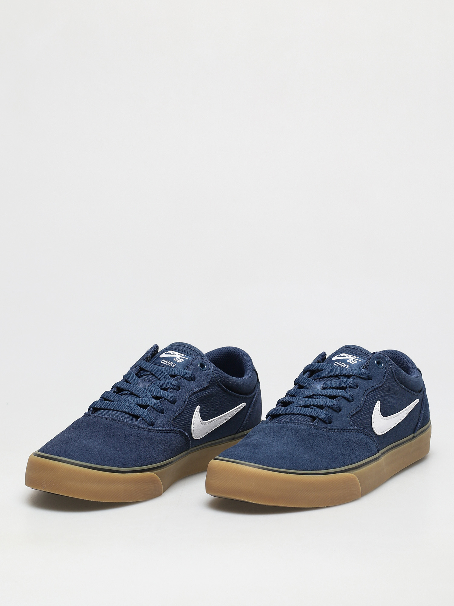 Nike SB Chron 2 Cipők (navy/white navy gum light brown)