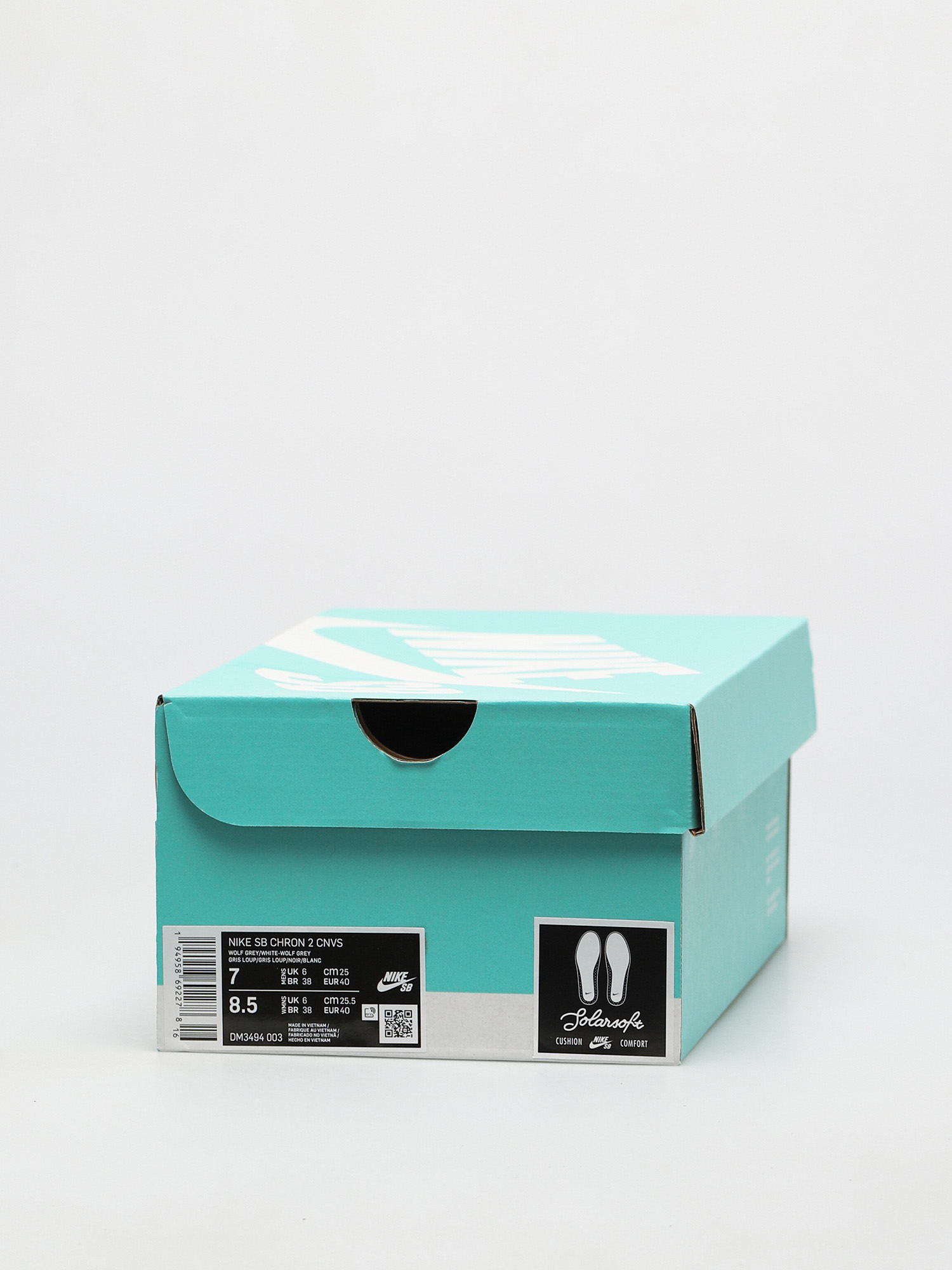 Nike SB Chron 2 Canvas Cipők (wolf grey/white wolf grey black)