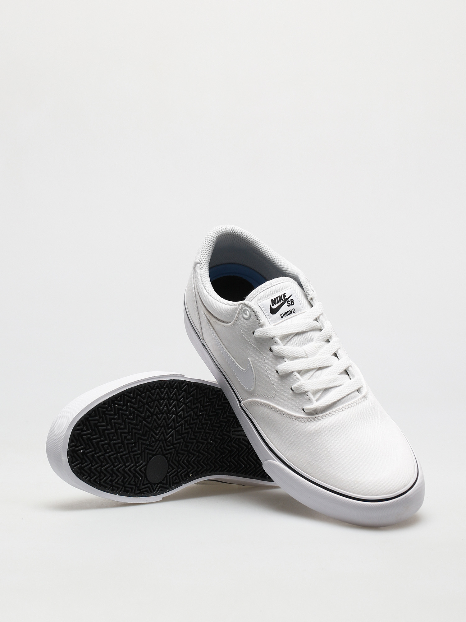 Nike SB Chron 2 Canvas Cipők (white/white white)