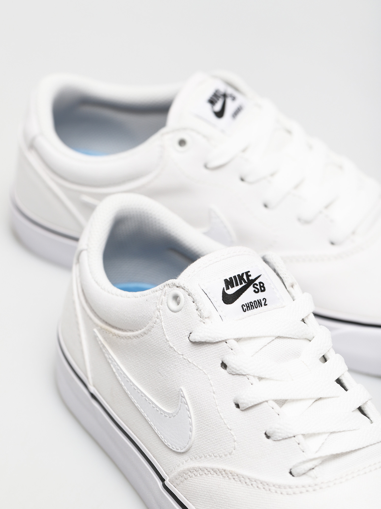 Nike SB Chron 2 Canvas Cipők (white/white white)