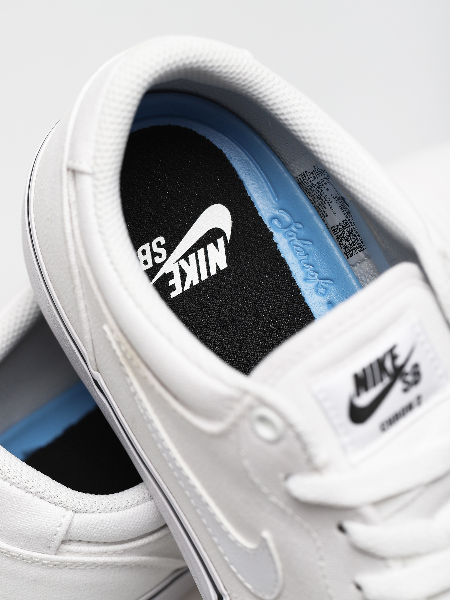 Nike SB Chron 2 Canvas Cipők (white/white white)