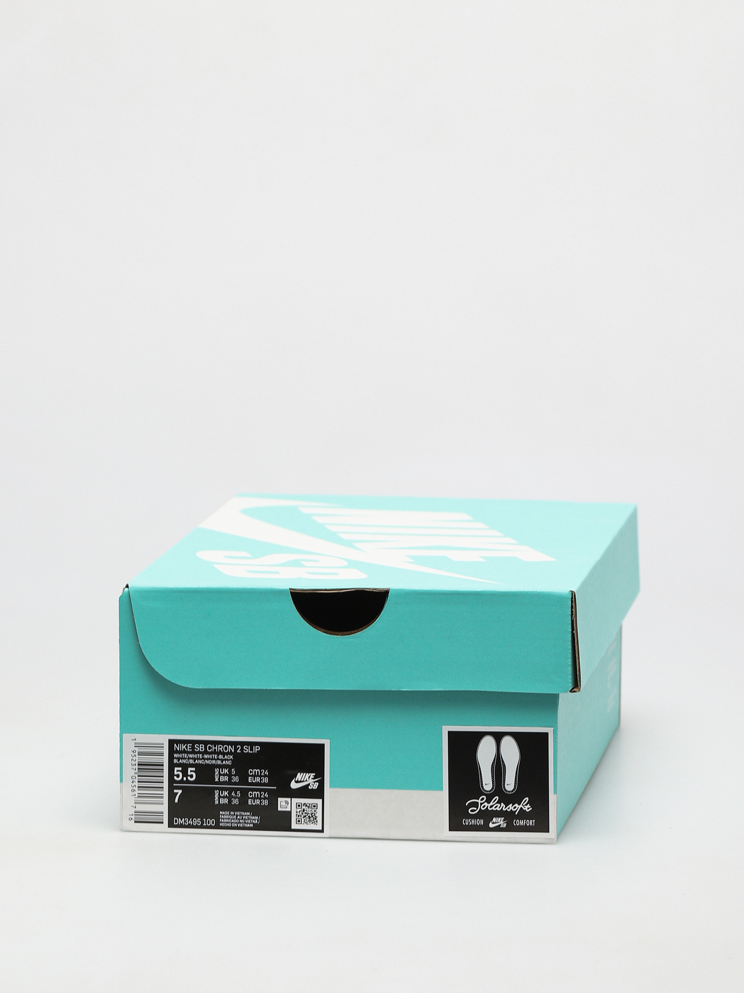 Nike SB Chron 2 Slip Cipők (white/white white black)