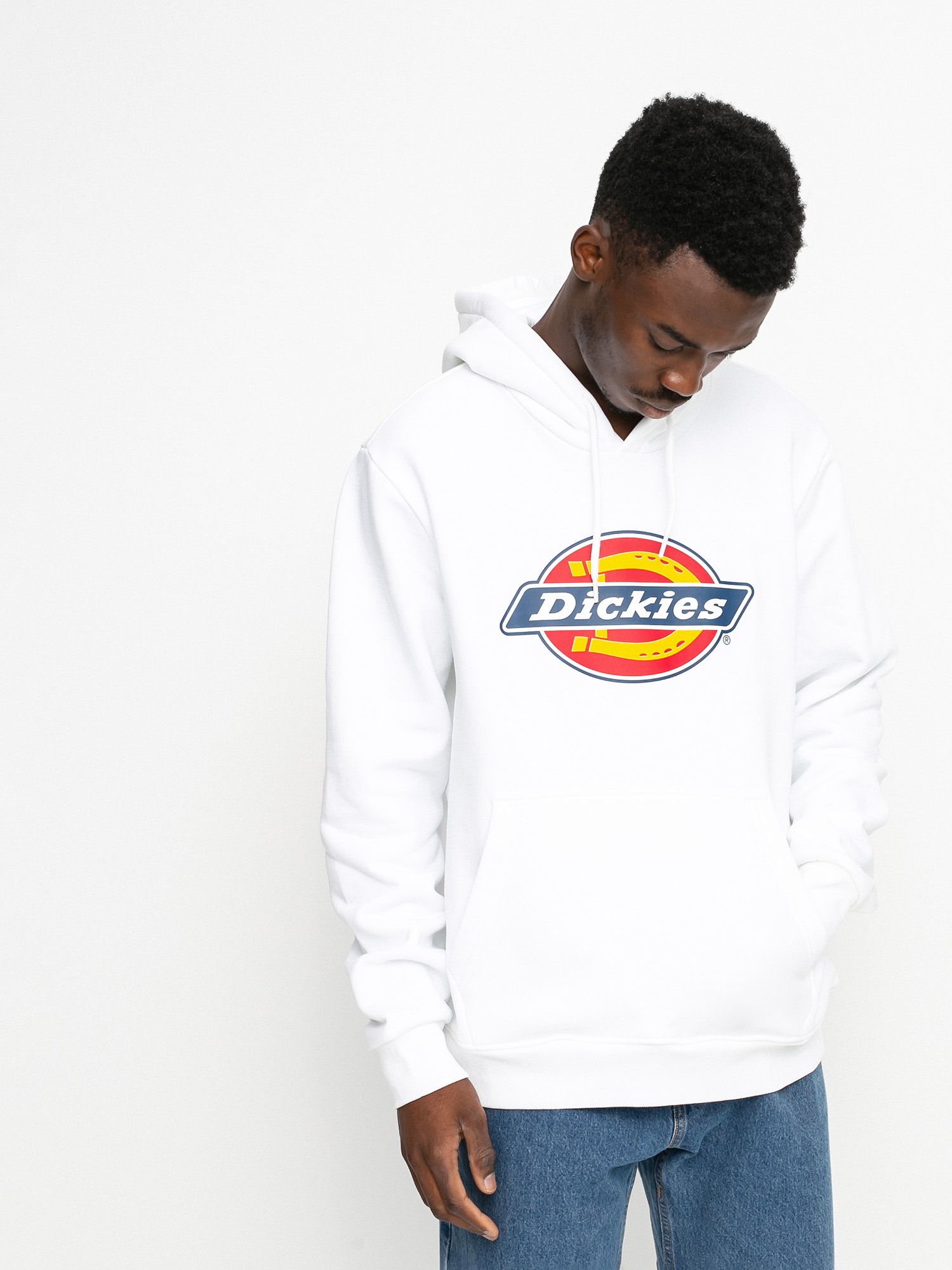 Dickies Icon Logo HD Kapucnis pulóver (white)