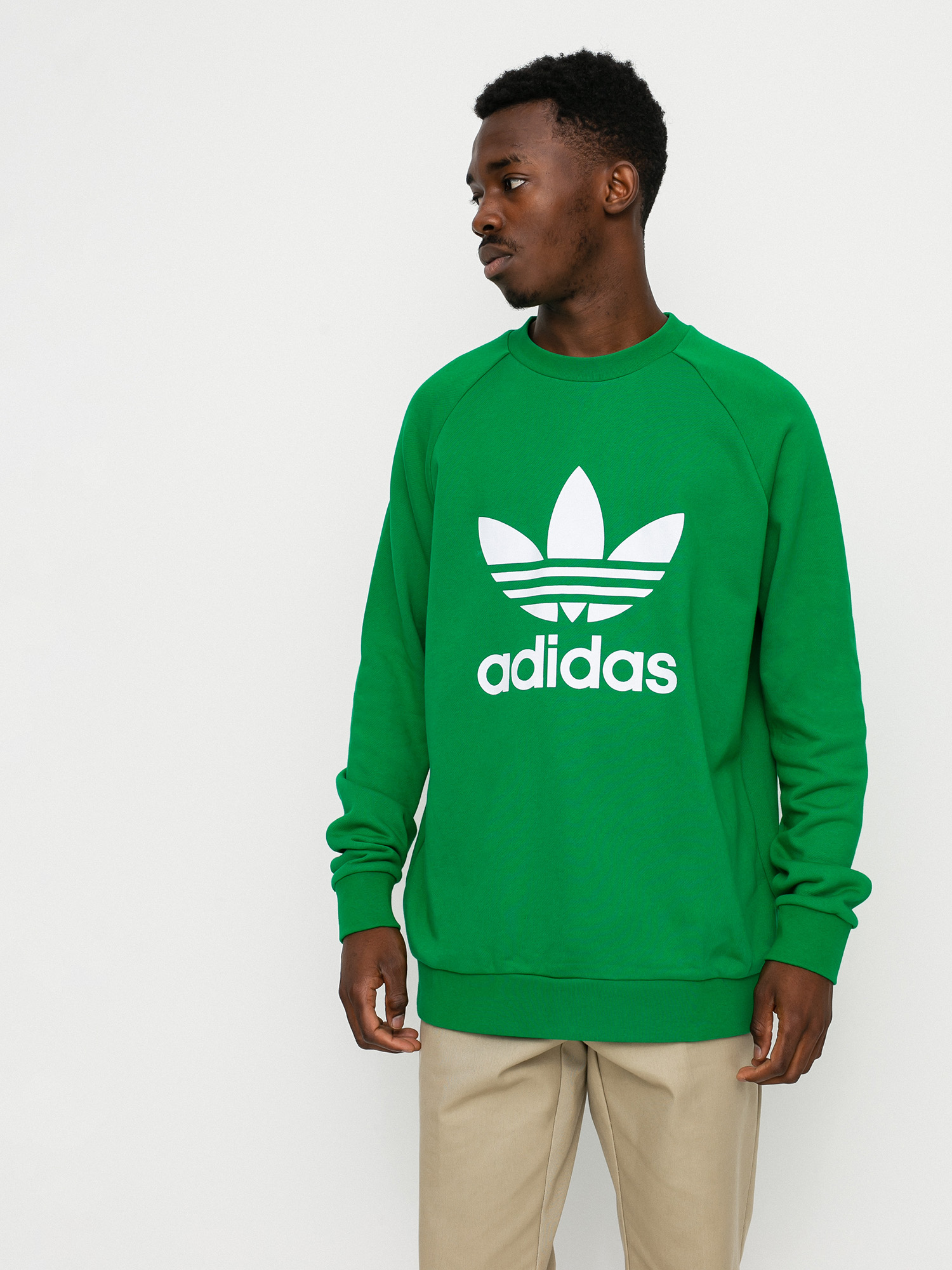 adidas Originals Trefoil Pulóver (green/white)