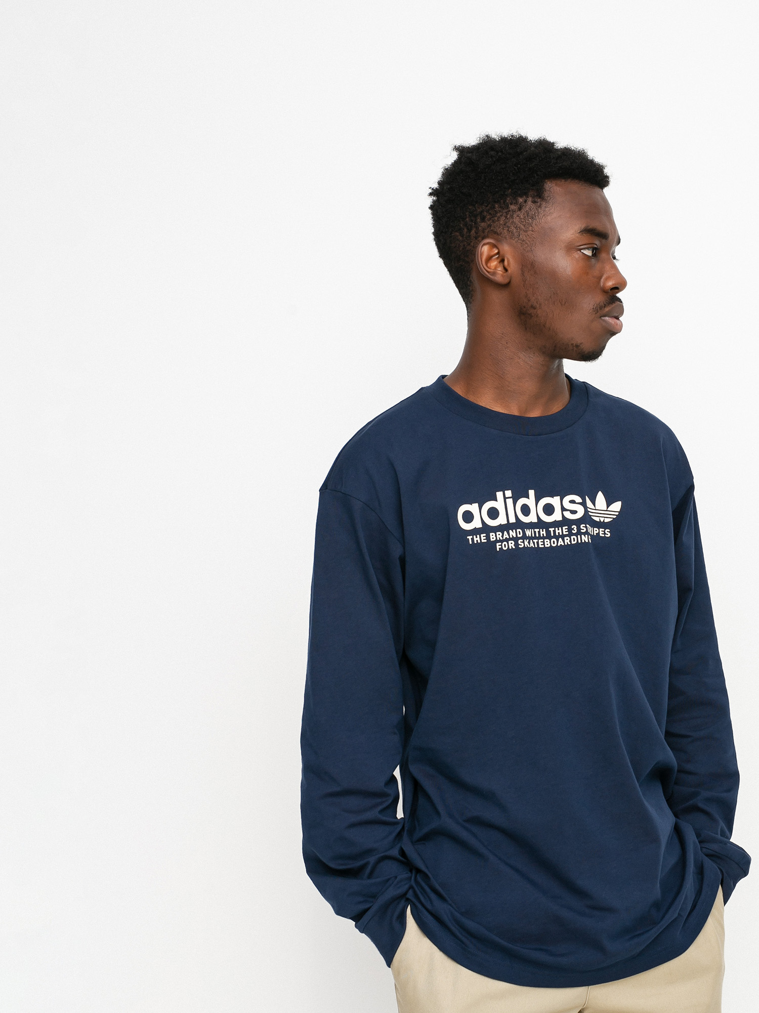 adidas 4.0 Logo Hosszú ujjú felső (conavy/wonwhi)