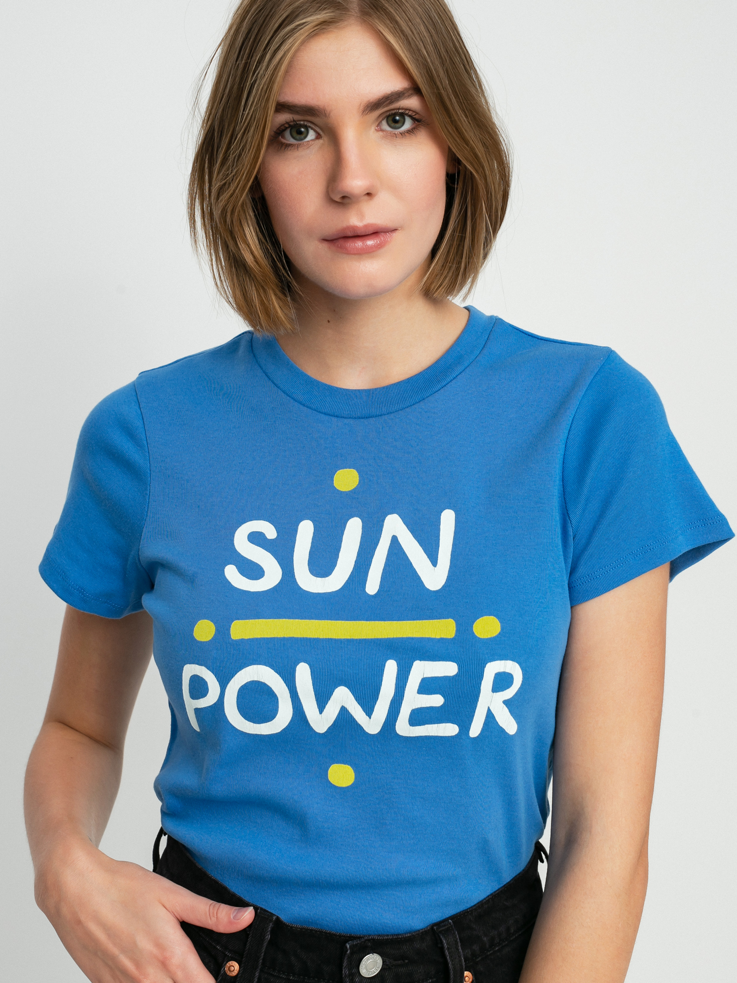 RVCA Sun Power póló Wmn (ultra blue)