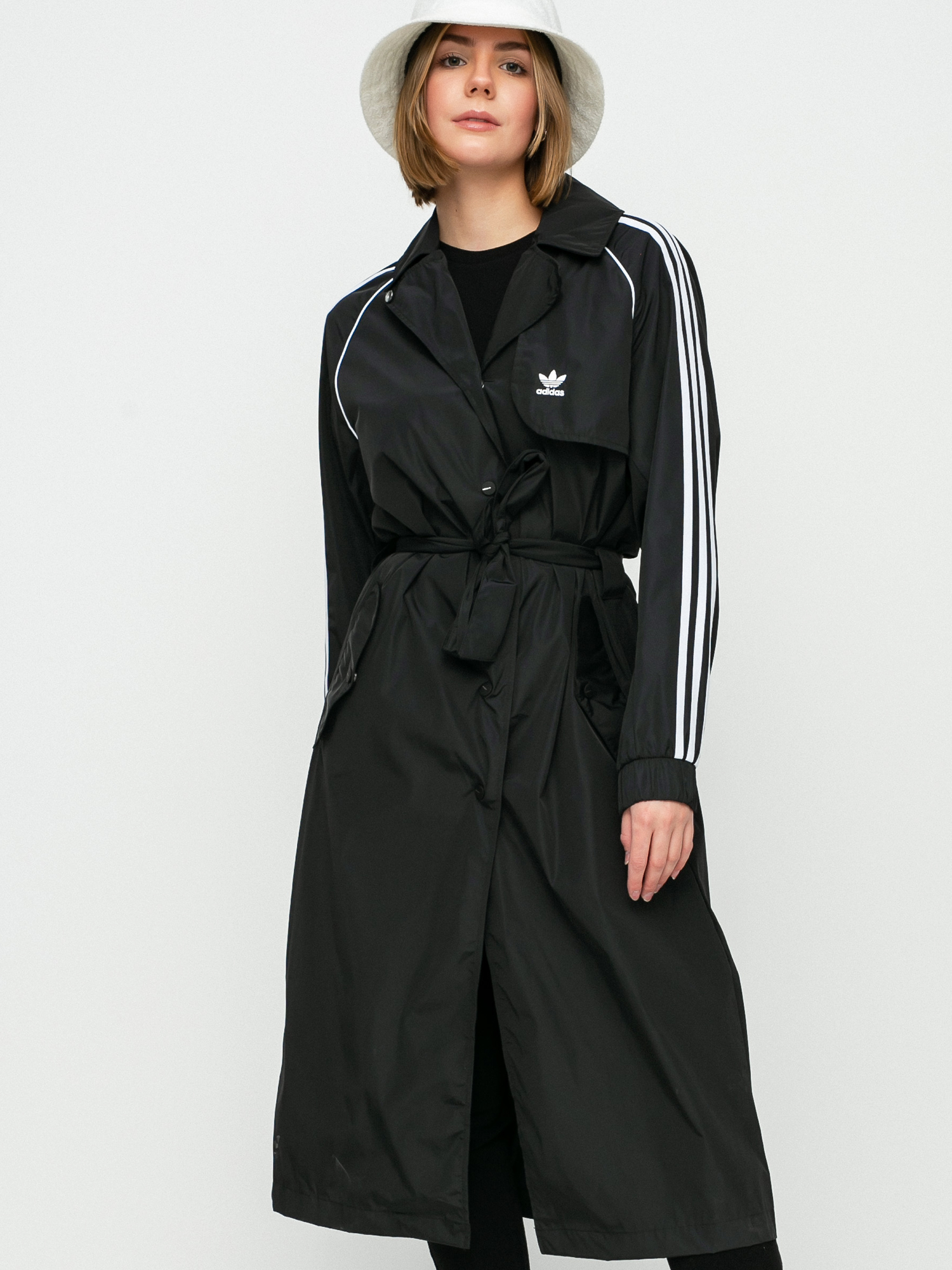 adidas Originals Trench Coat Kabát Wmn (black)