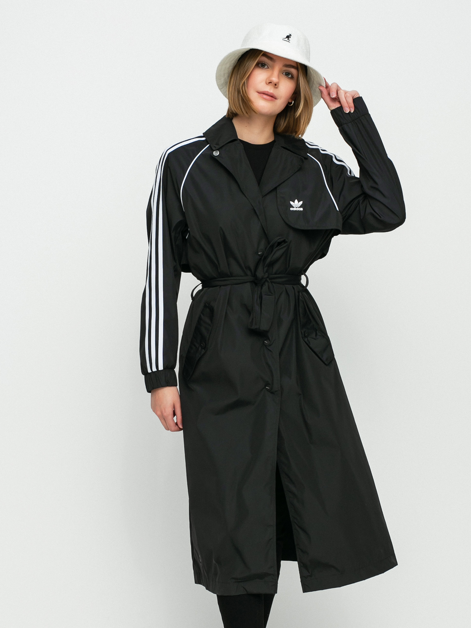 adidas Originals Trench Coat Kabát Wmn (black)