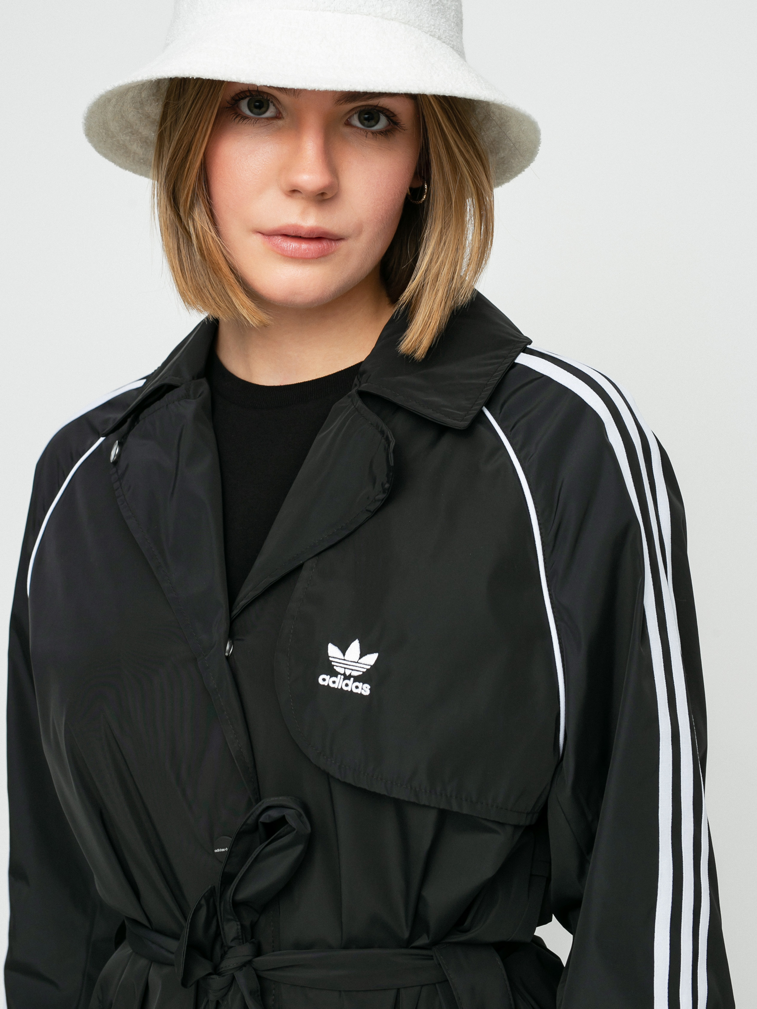 adidas Originals Trench Coat Kabát Wmn (black)