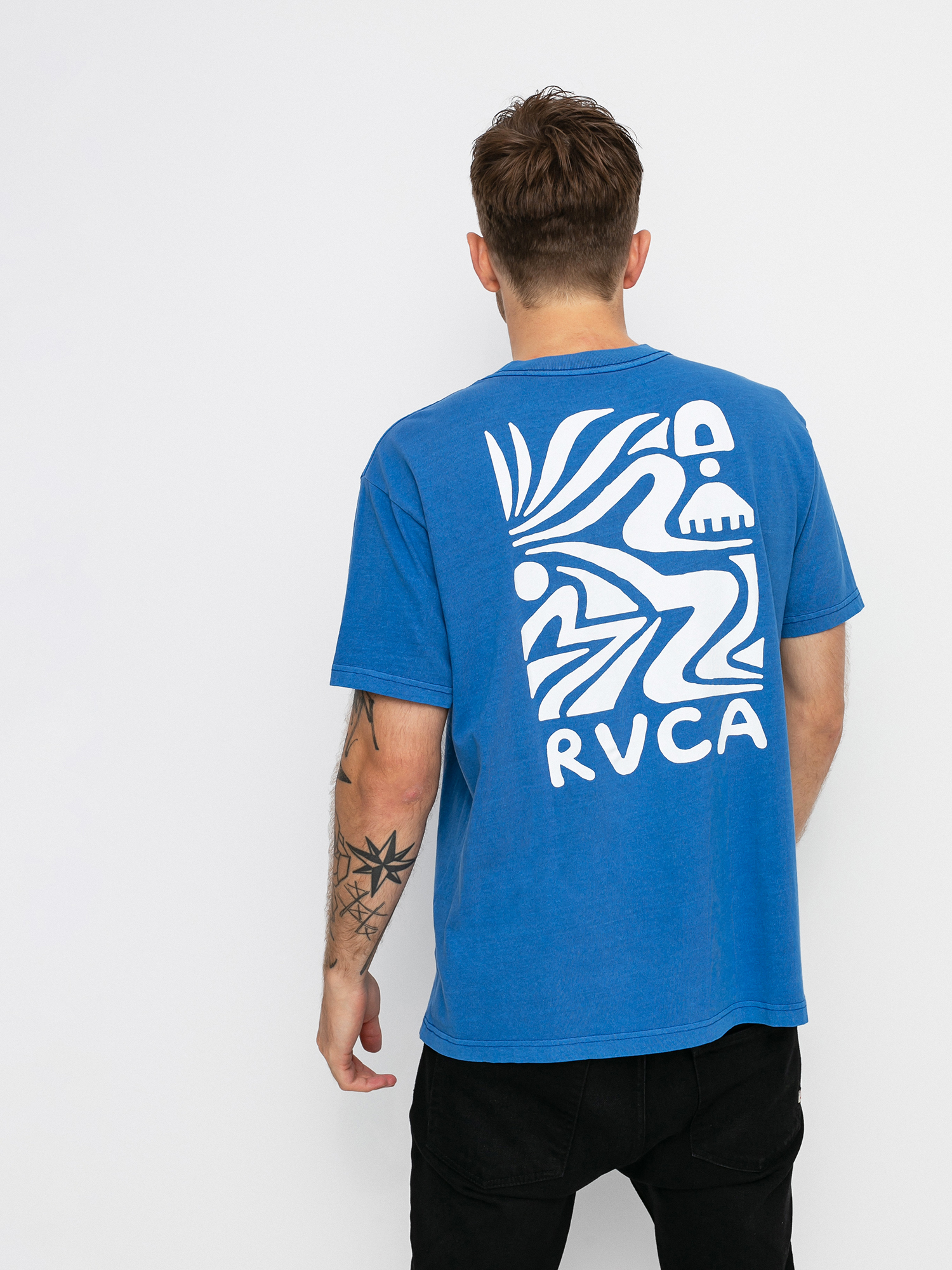 RVCA Straits póló (cobalt)