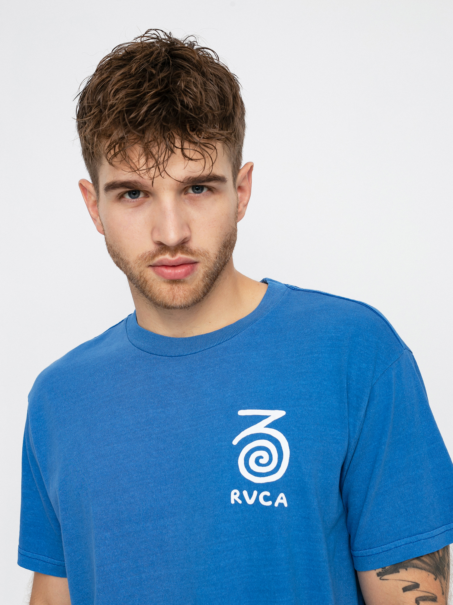 RVCA Straits póló (cobalt)