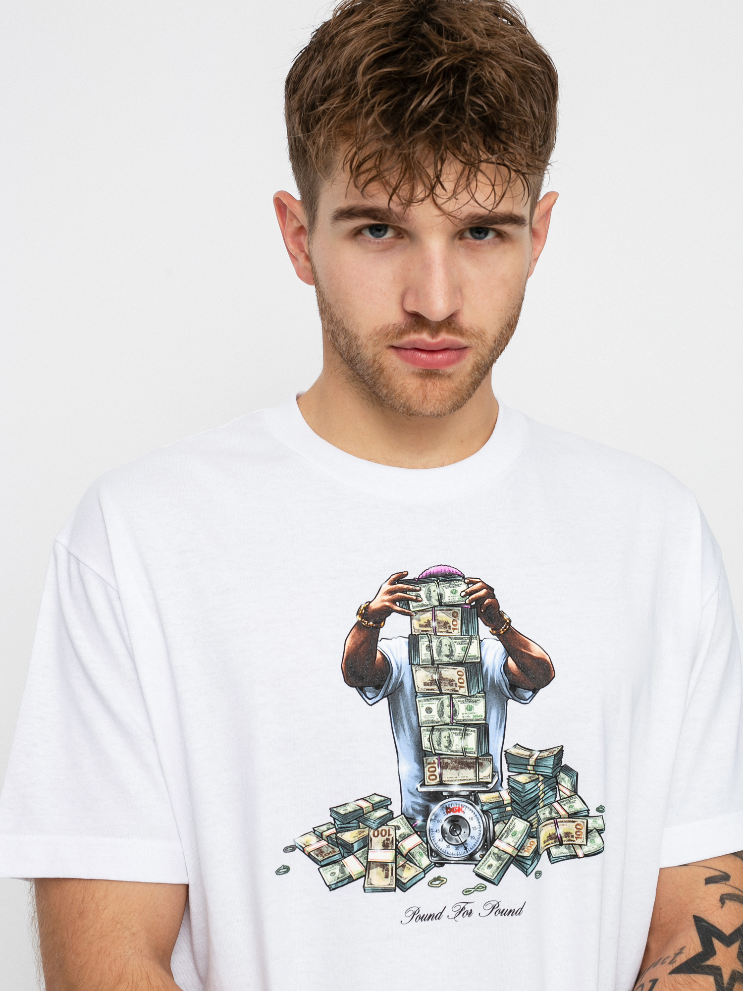 DGK Pound For Pound póló (white)