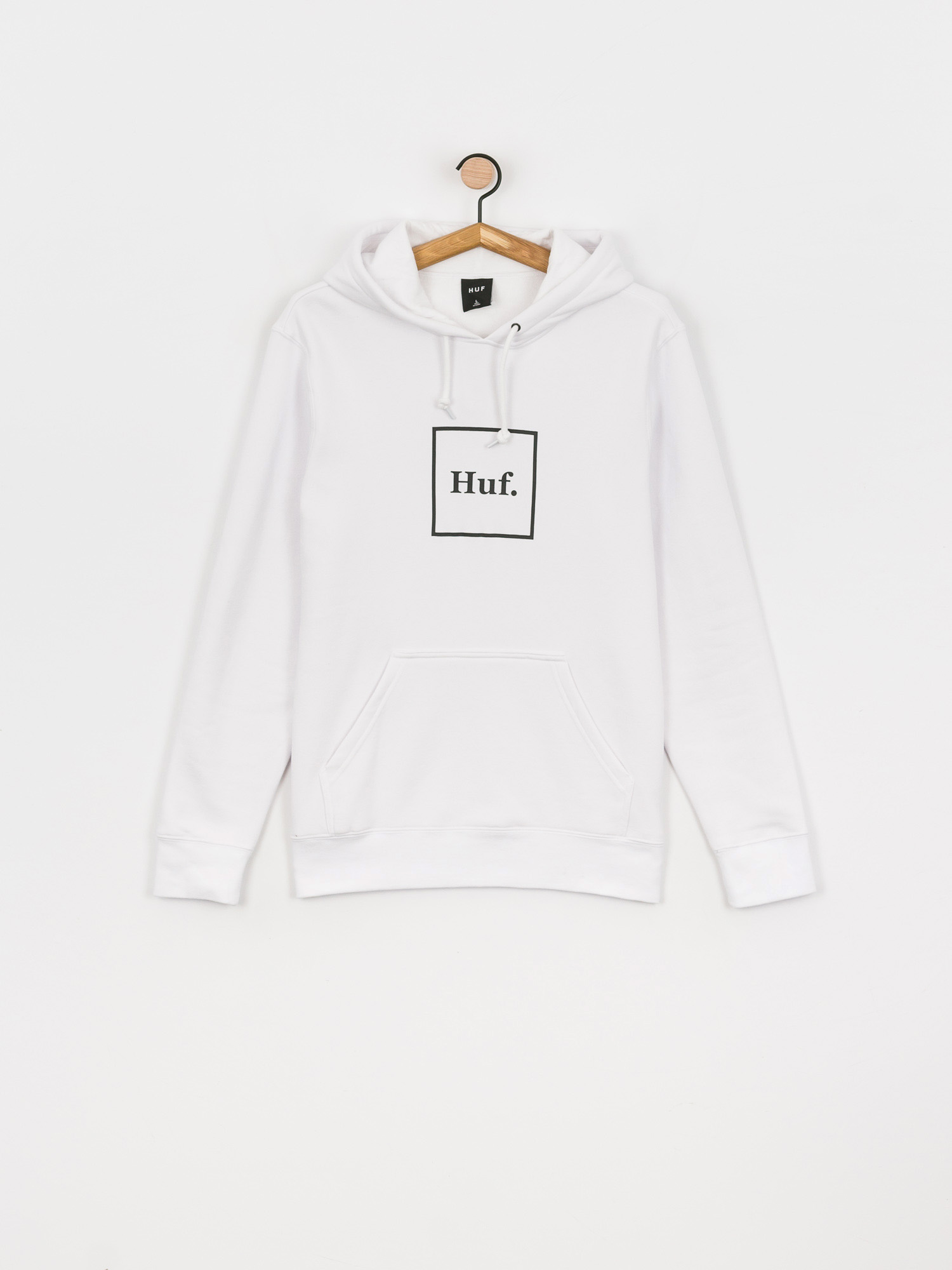 HUF Essentials Box Logo HD Kapucnis pulóver (white)