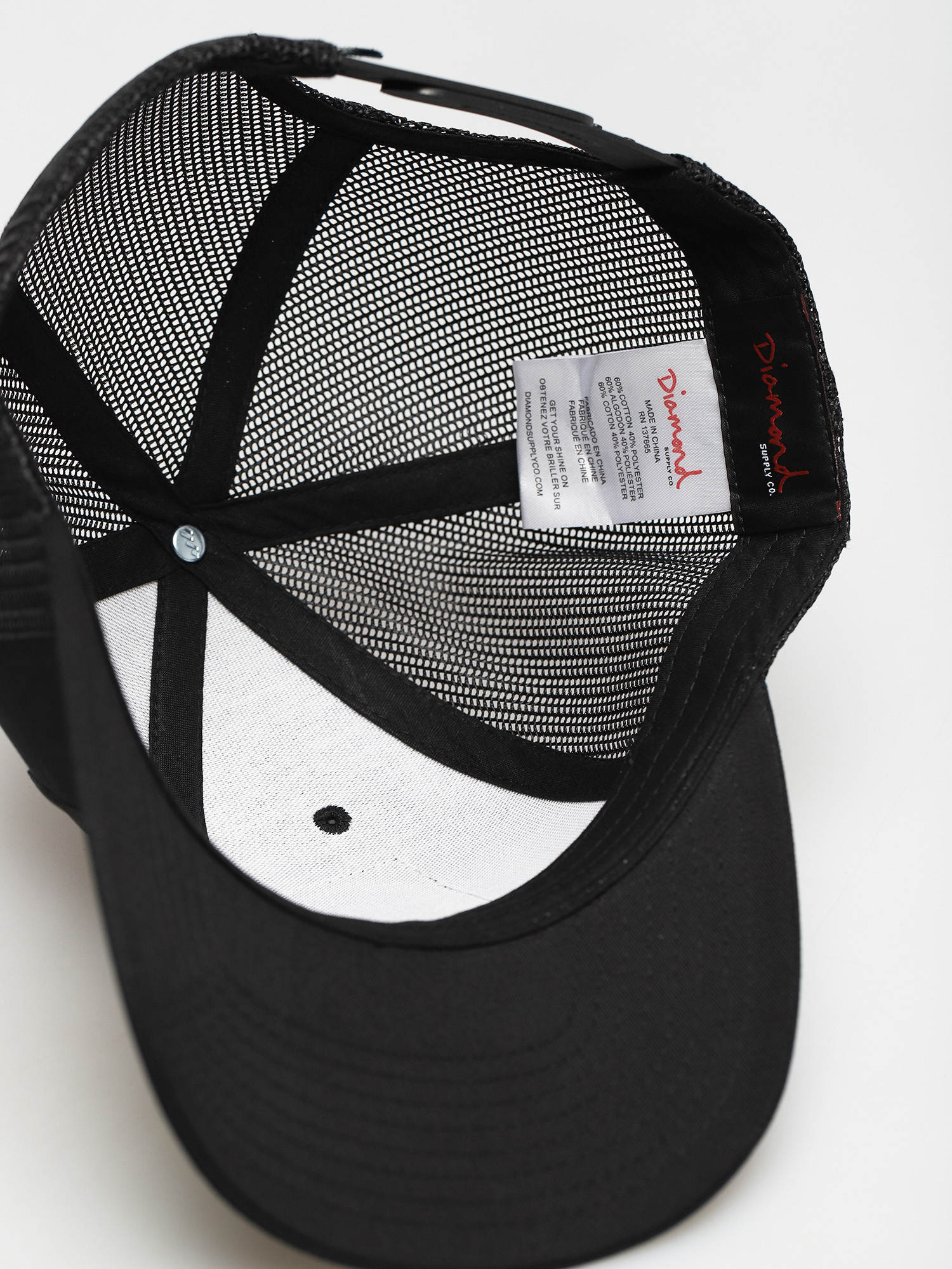 Diamond Supply Co. Highway To Hell Hat Baseball sapka (black)