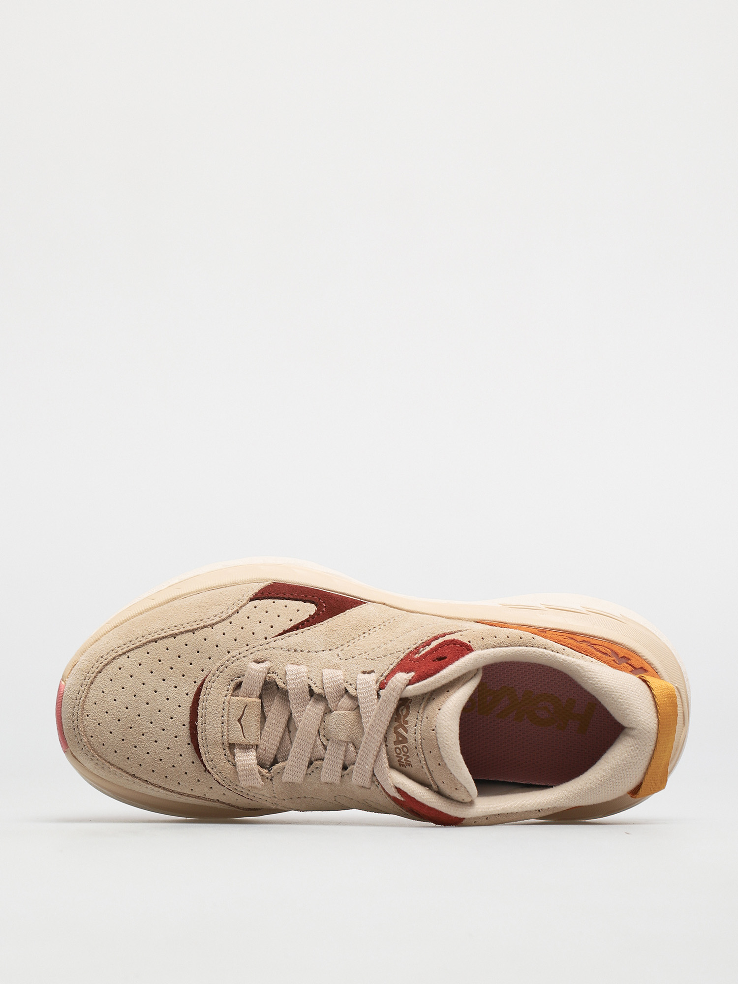 Hoka One One Bondi L Suede Cipők (shifting sand/multi)
